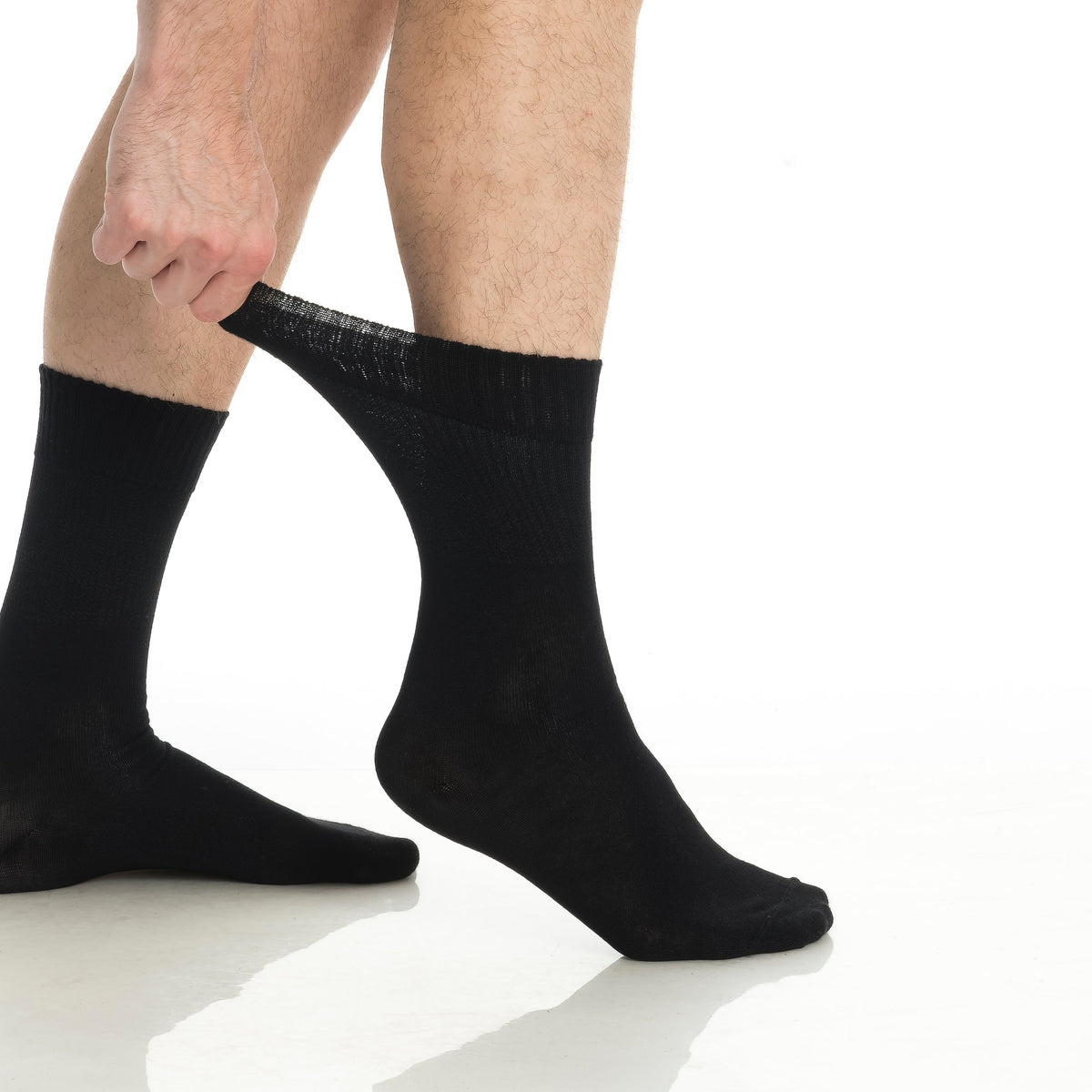 Men’s & Women’s Bamboo Diabetic Crew Socks 4-Pack – product view 25