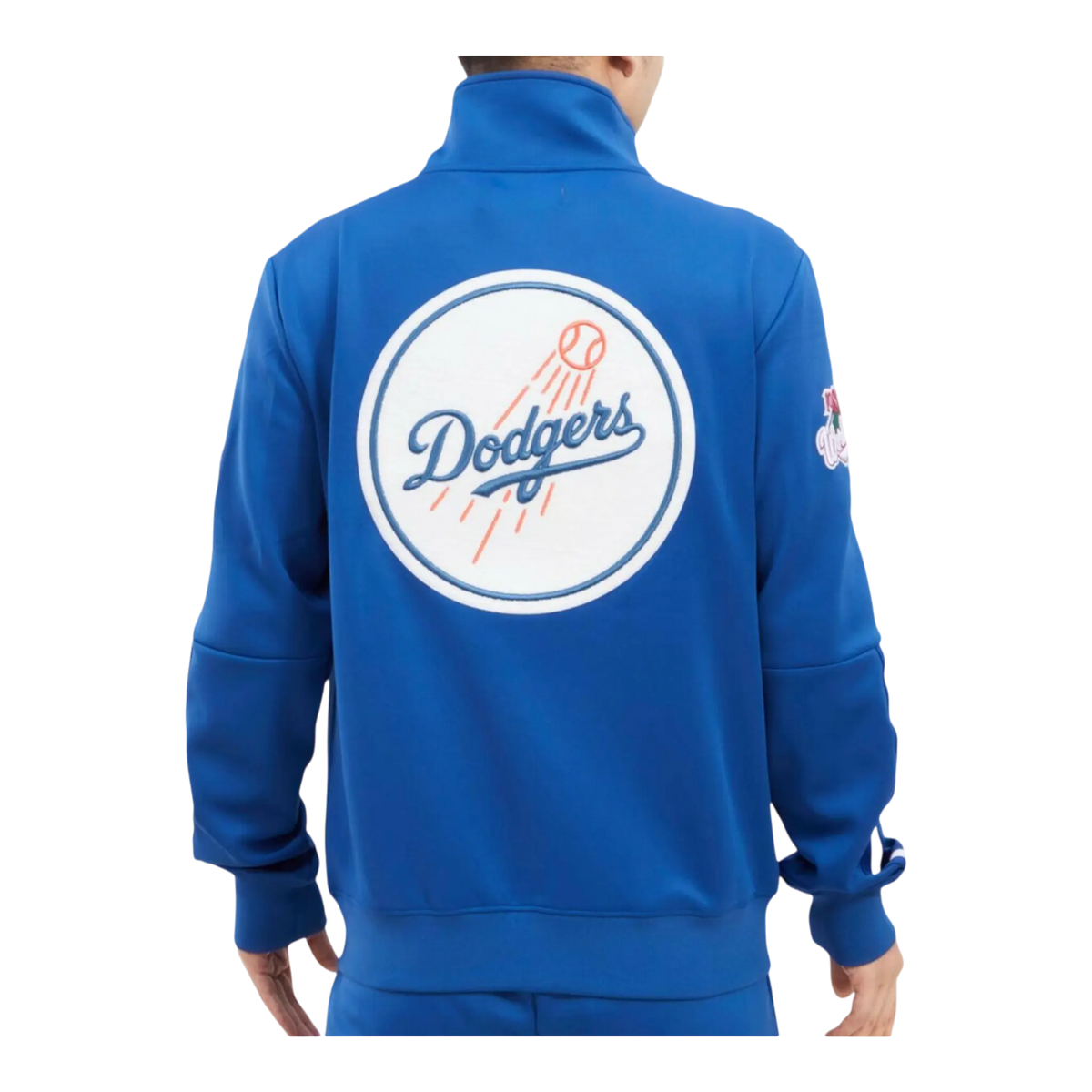 Pro Standard Los Angeles Dodgers Home Town Men's Track Jacket — Dodger Blue – product view 2