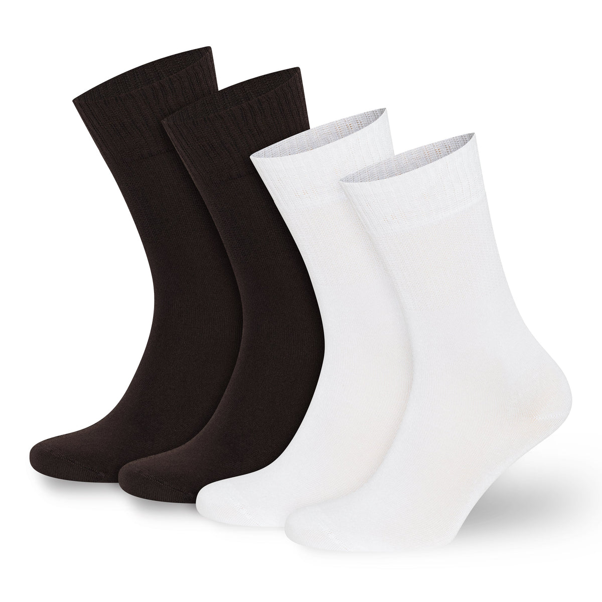 Men’s & Women’s Bamboo Diabetic Crew Socks 4-Pack – product view 41