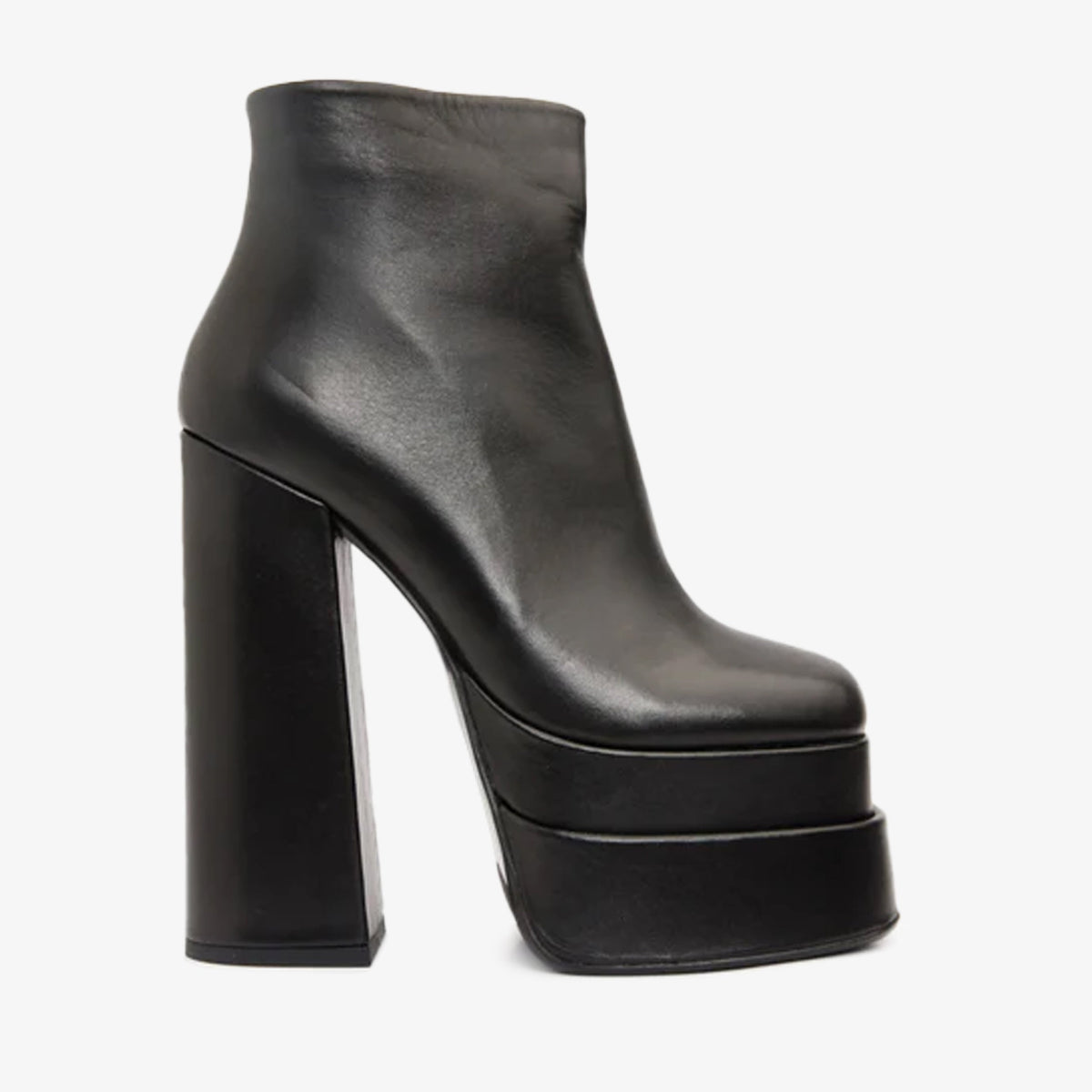 Vinci Leather The Latino Black Leather High Heel Women Boot Final Sale! – product view 1