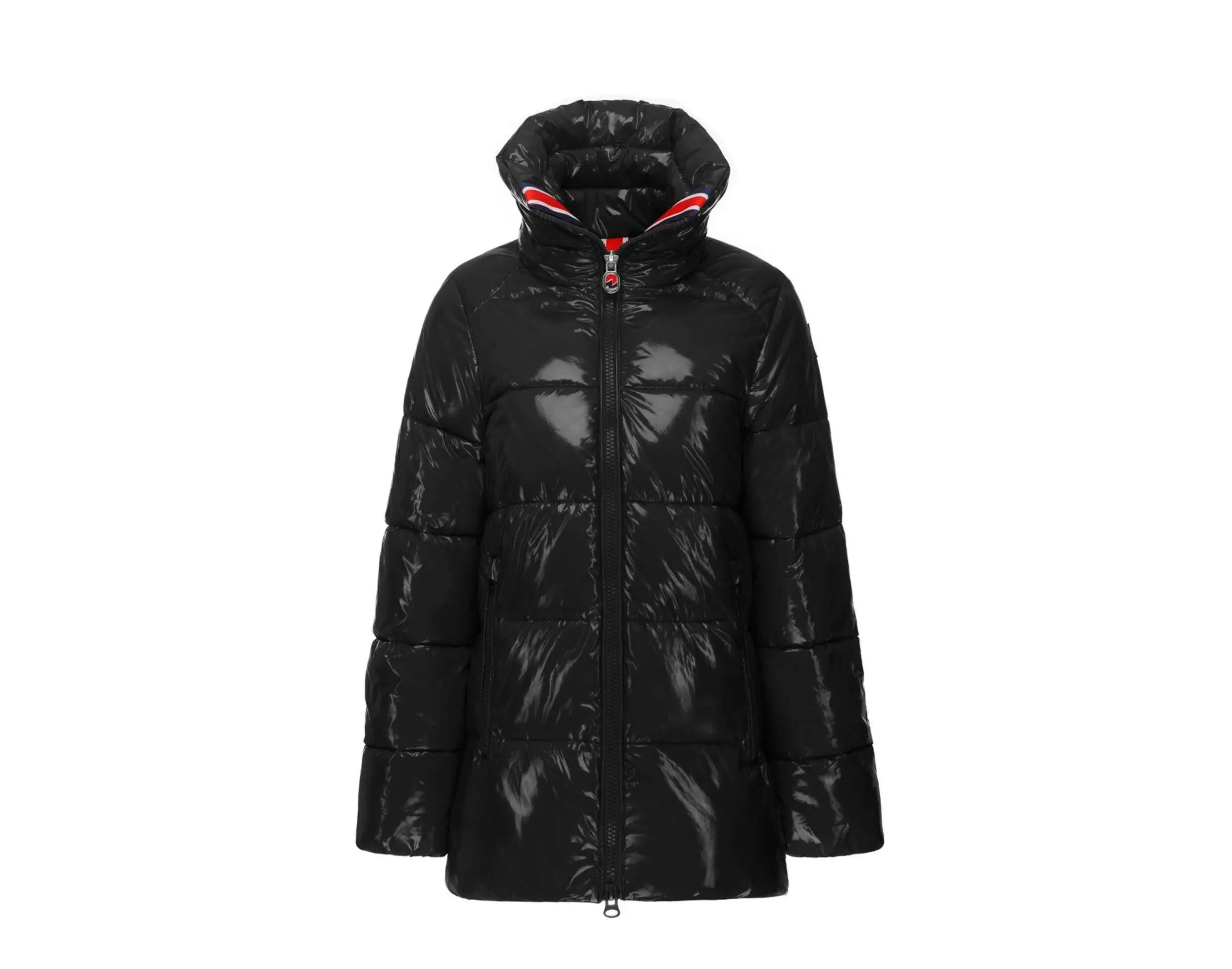 Invicta Leah Contemporary Stylish Coat Women Puffer Jacket Black