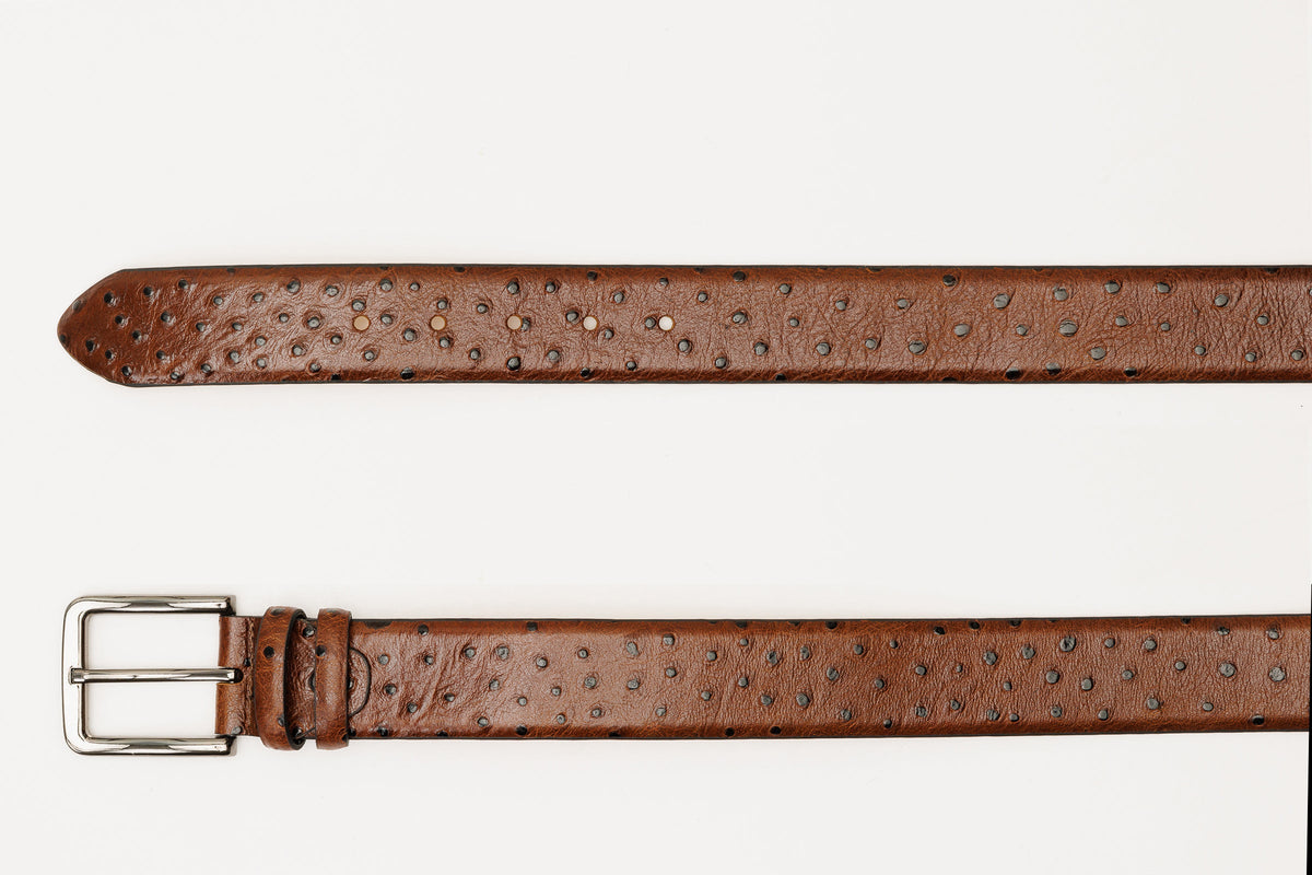 Vinci Leather The Johannesburg Brown Leather Belt