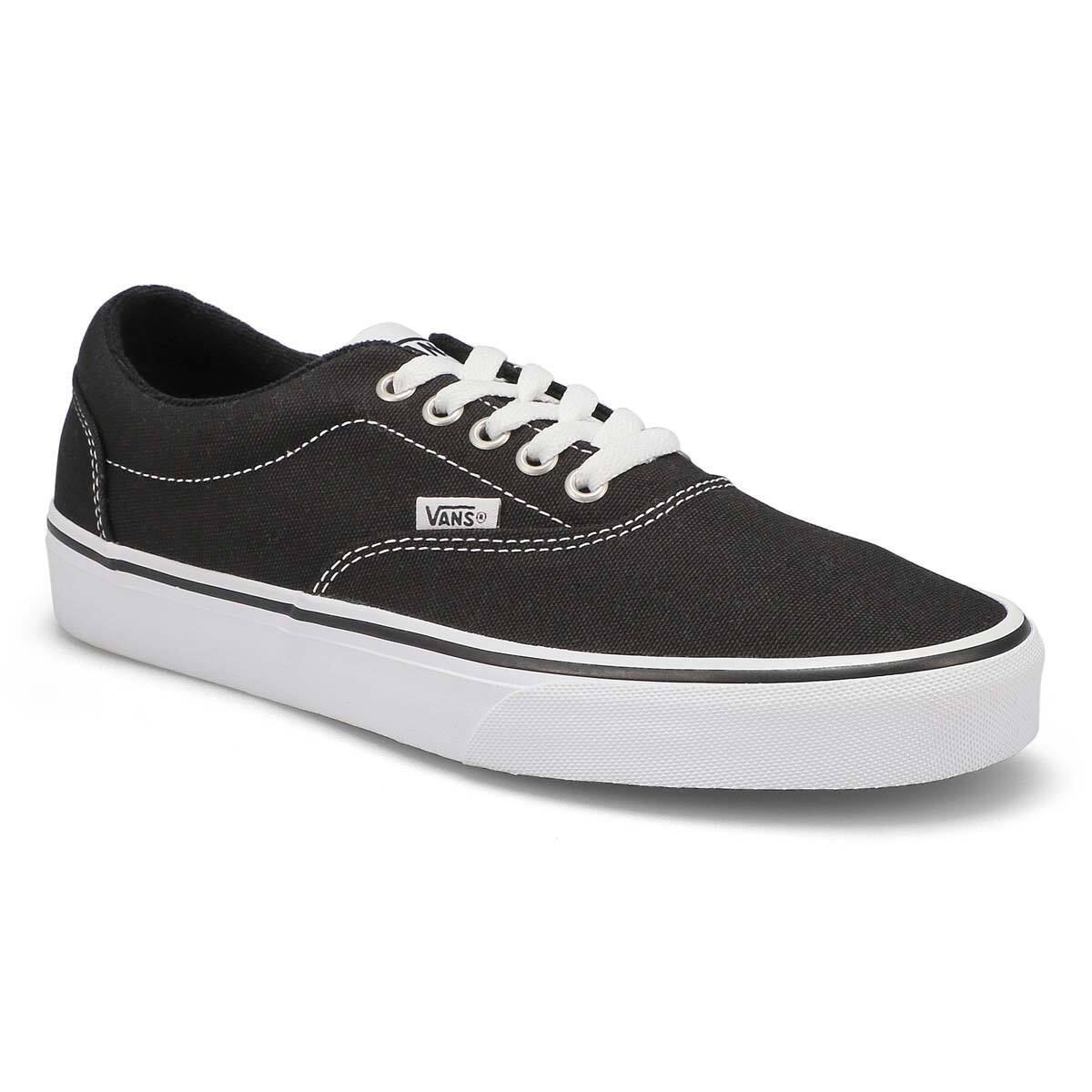 Vans Doheny Men's Sneakers β Black/White Canvas Low-Top