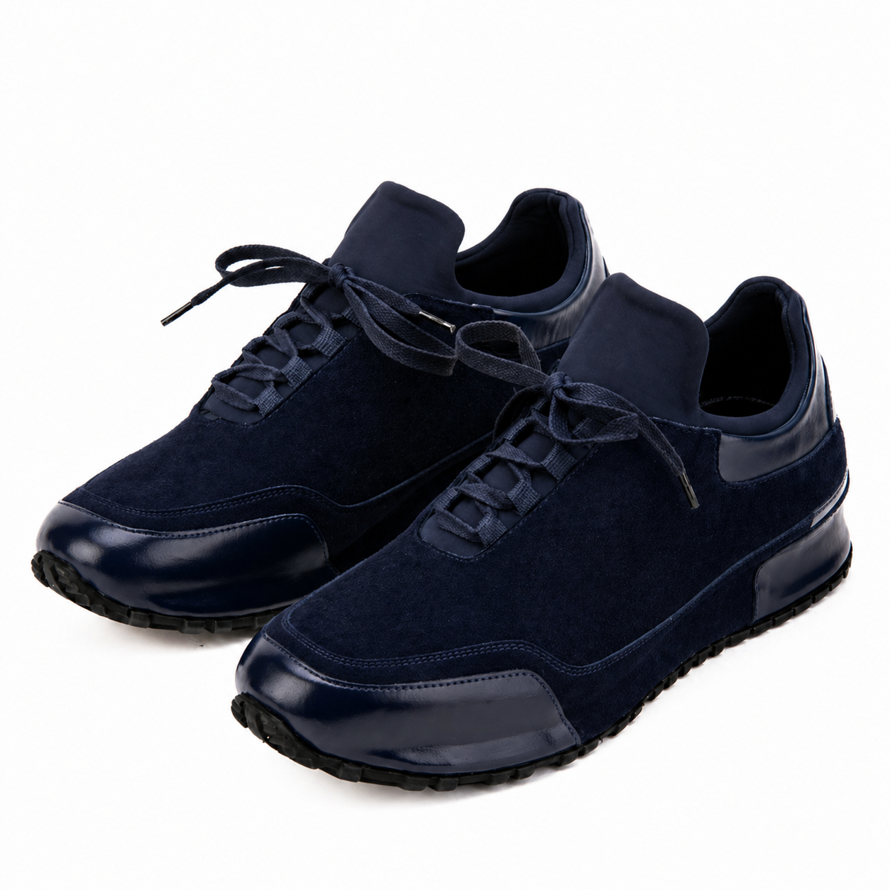 The Hudson Navy Suede Men Sneaker