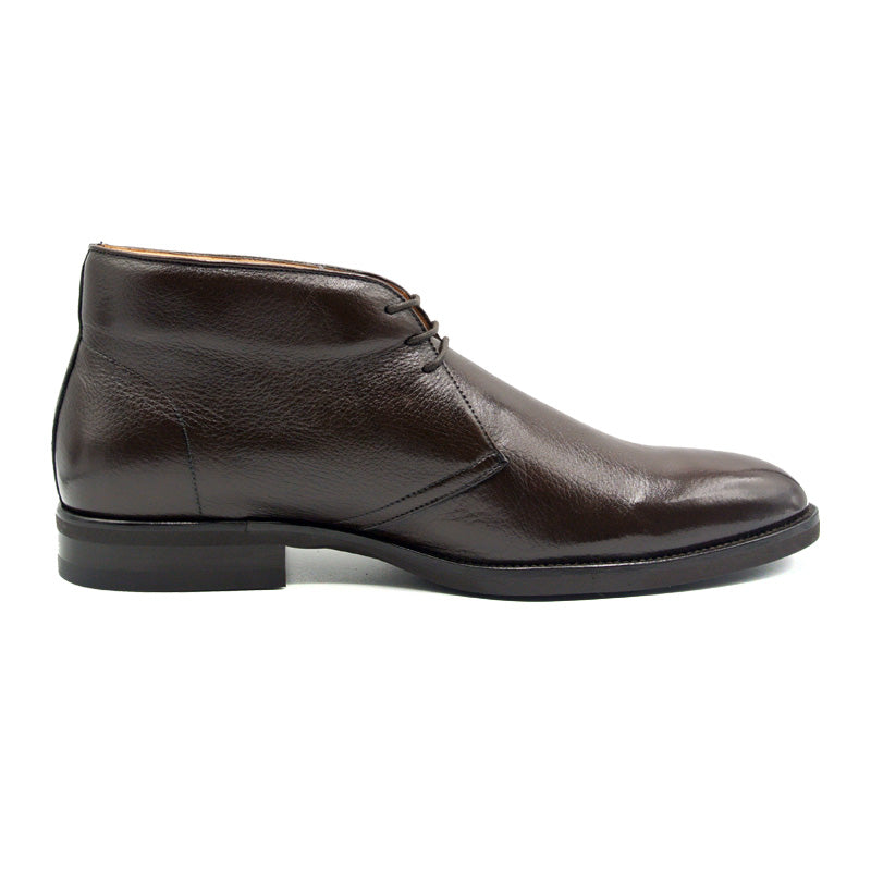 Zelli Italia Men's 48-590-DBR MARCO Deerskin Chukka Boot, Dark Brown