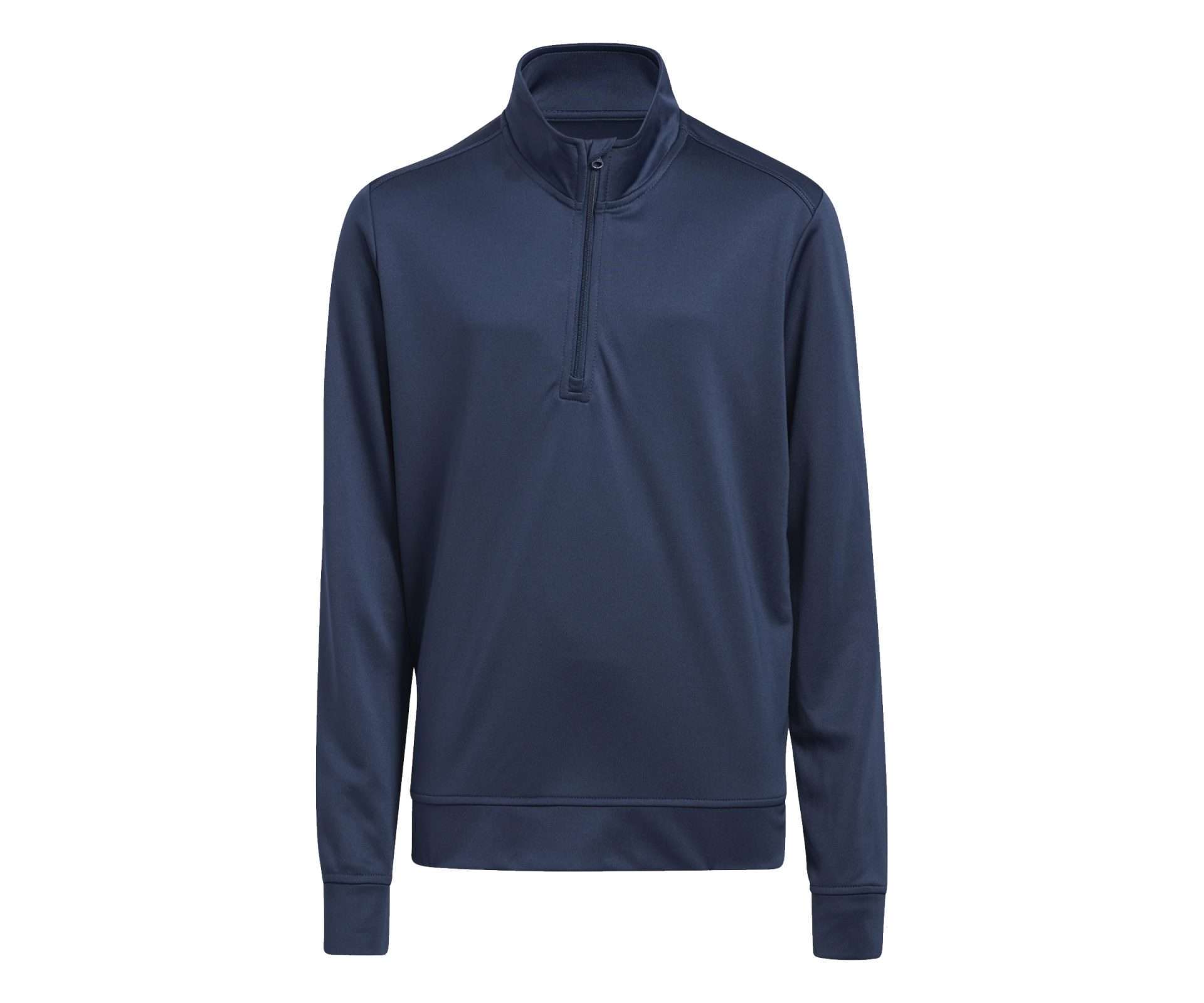 adidas Boy's Golf HEATHER QUARTER ZIP PULLOVER - Navy