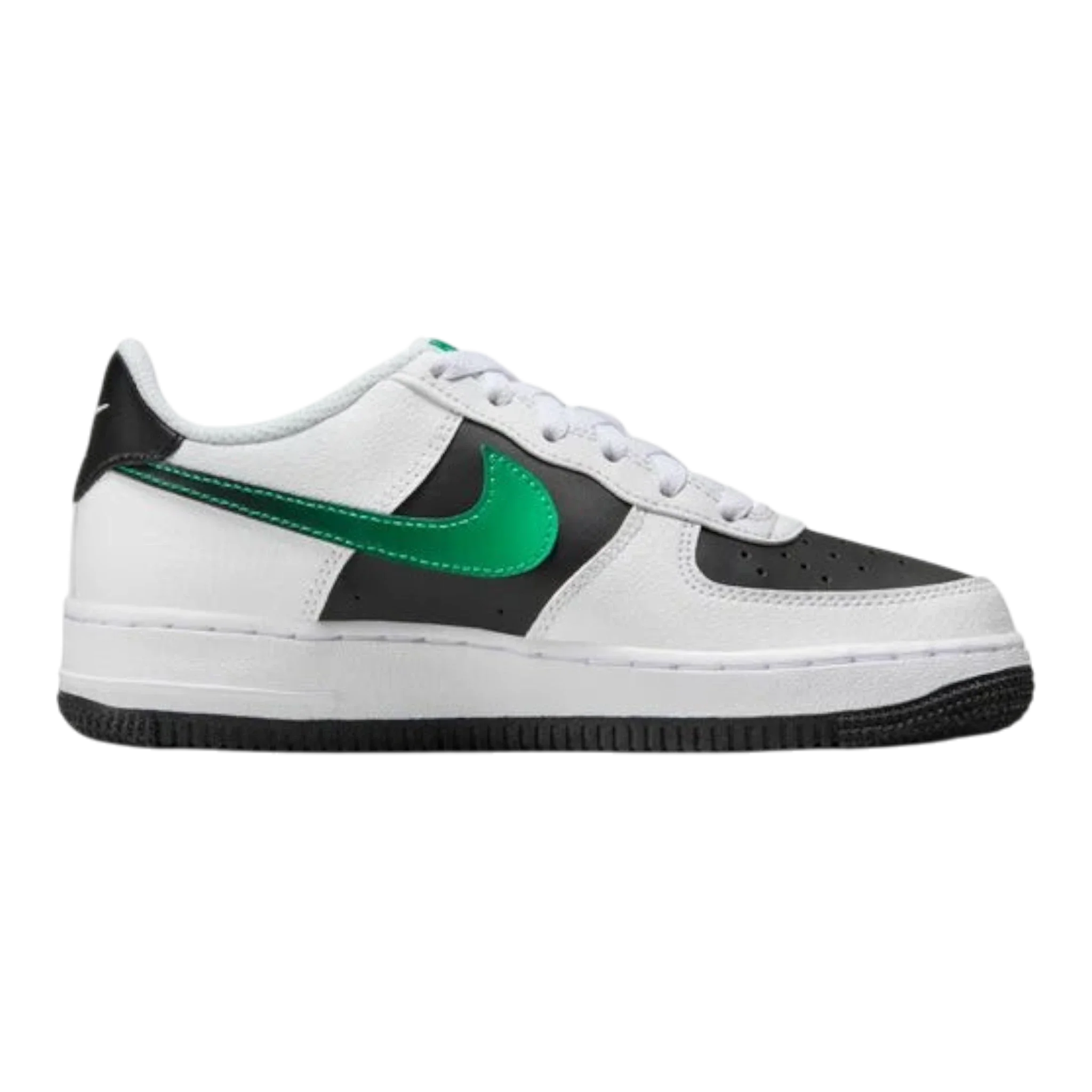 Nike Air Force 1 LV8 2 Big Kids' (GS) Sneakers — White/Malachite Low-Top