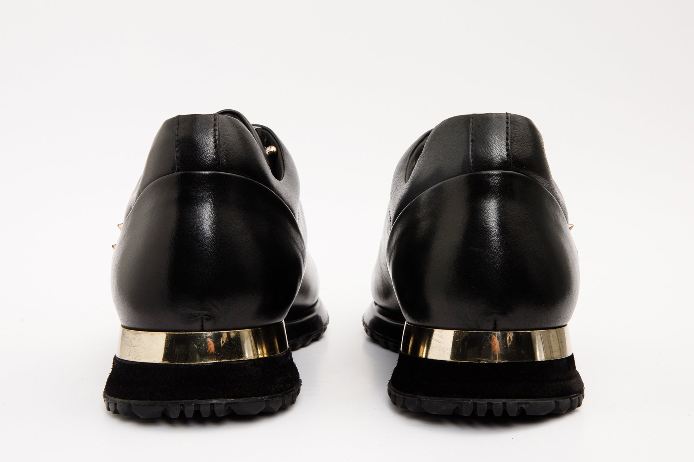The Infanta Black Spike Leather Men Sneaker Limited Edition