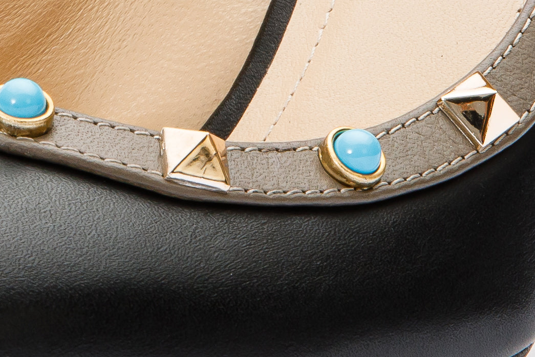 Vinci Leather The Tikapur Black Leather Pump Women Shoe Final Sale! – product view 4
