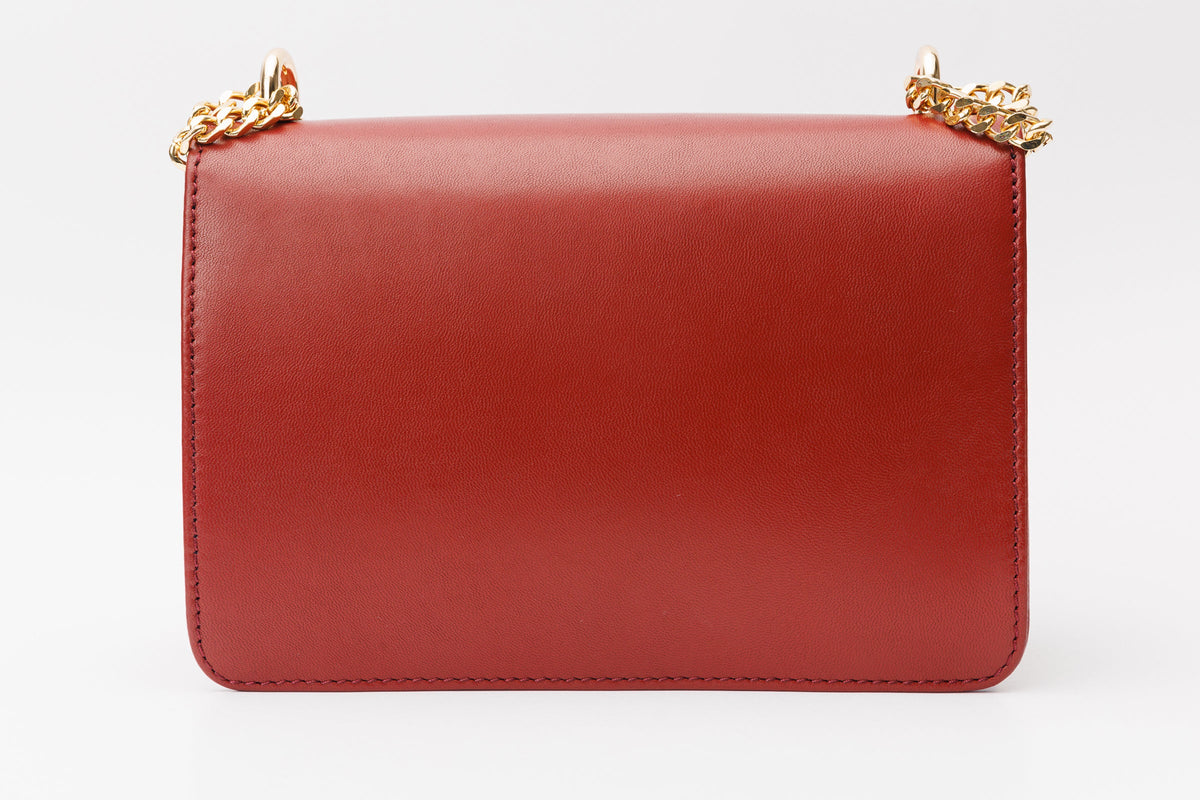 Vinci Leather The Maneadero Dark Red Leather Handbag – product view 5