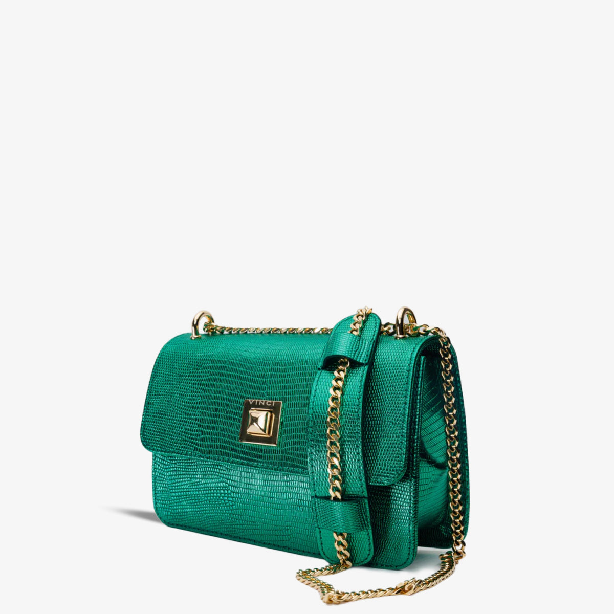 Vinci Leather The Maple Green Leather Handbag – product view 1