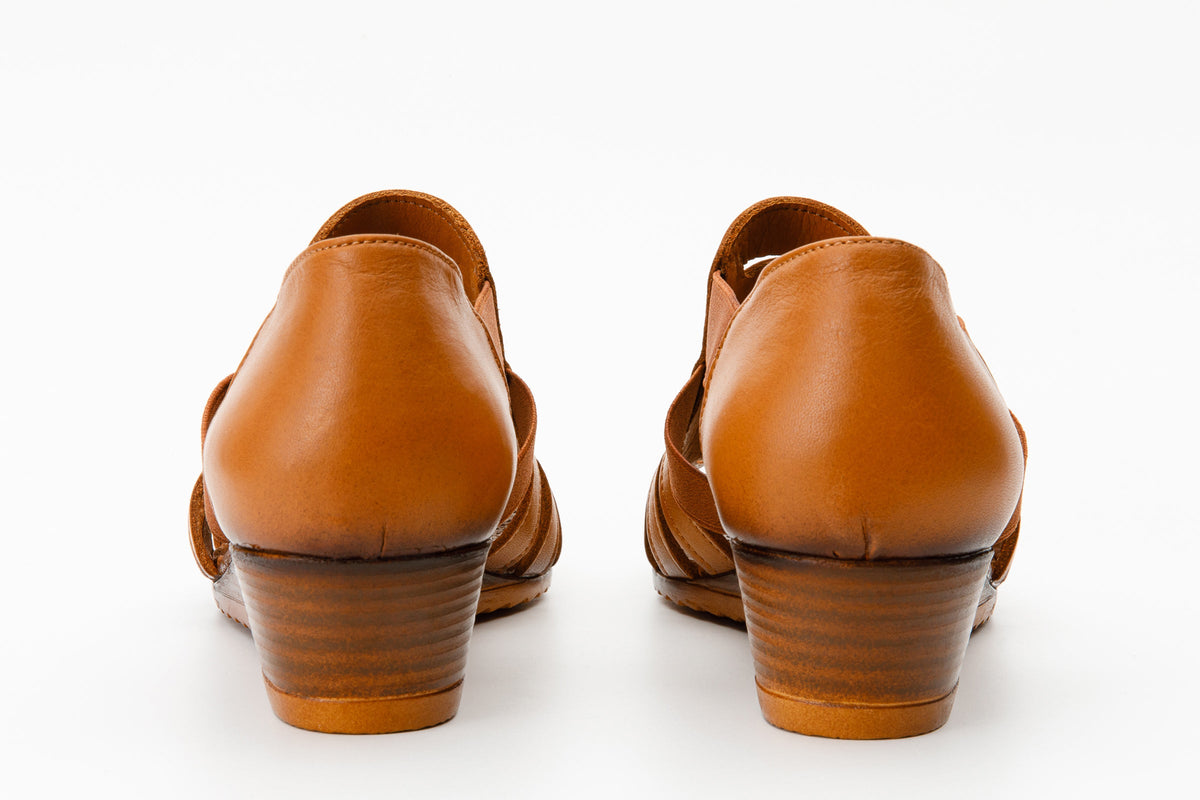 Vinci Leather The Atina Tan Leather Sandal Final Sale! – product view 4