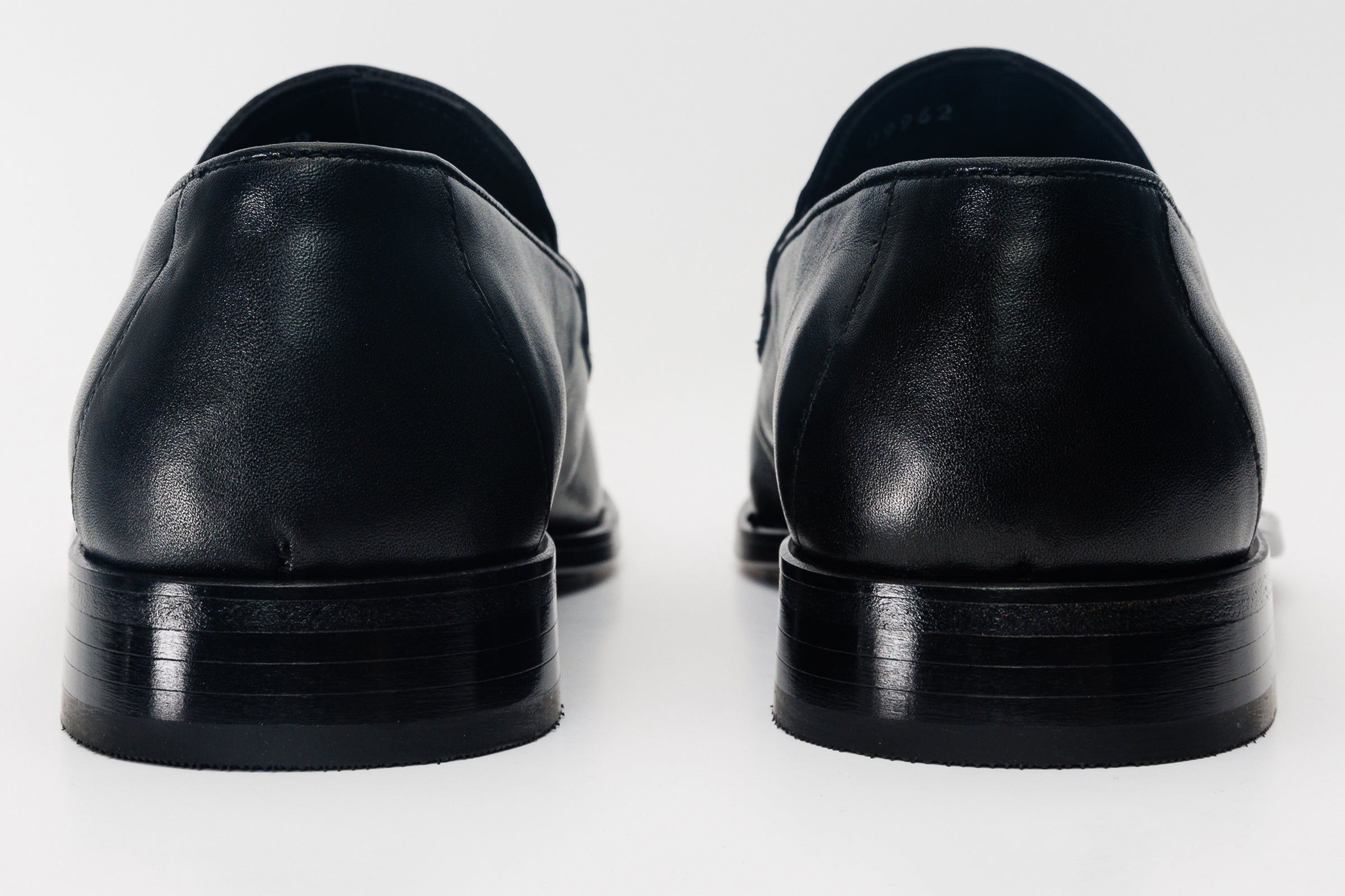 The Marinka Black Leather Shoe Penny Loafer Men Shoe