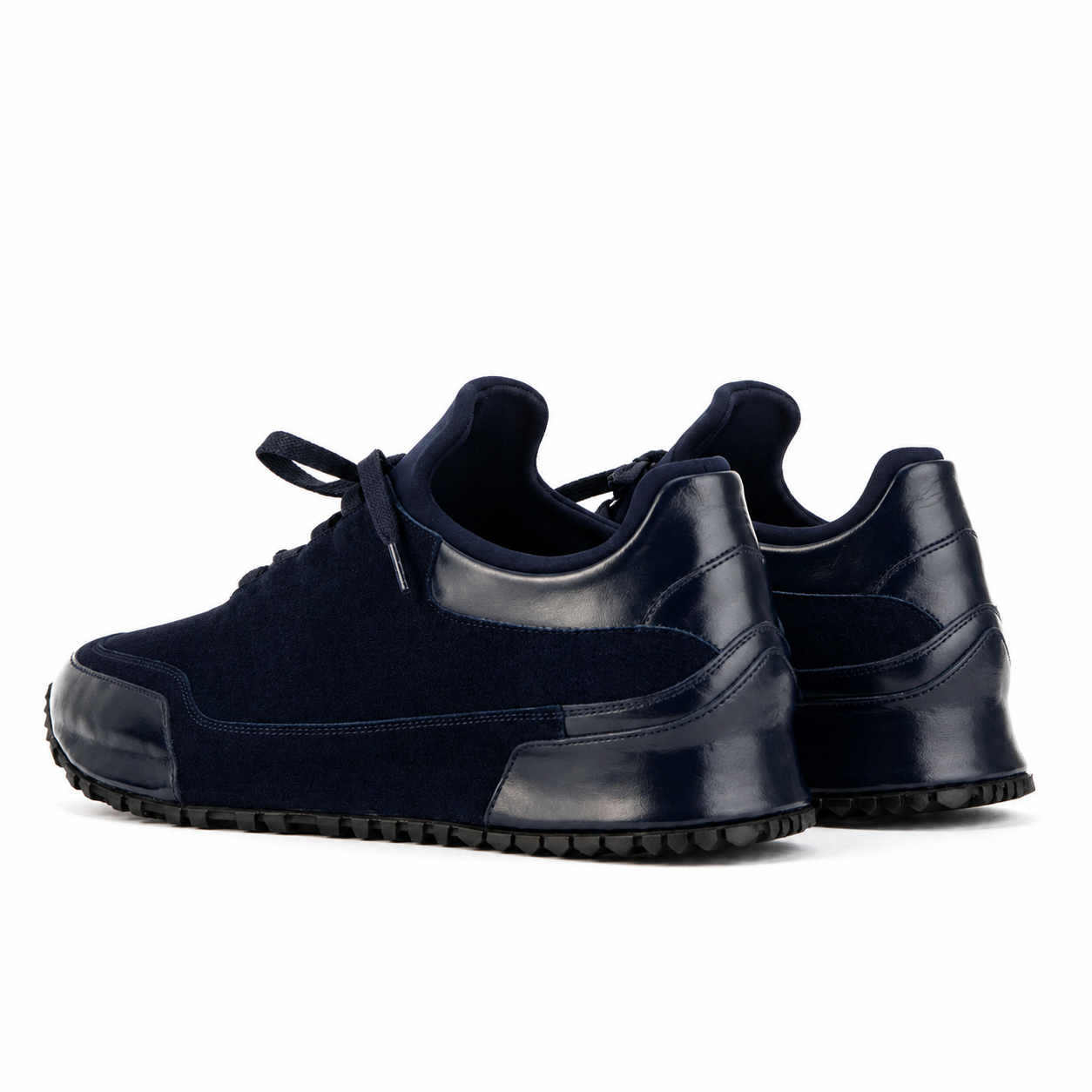 The Hudson Navy Suede Men Sneaker