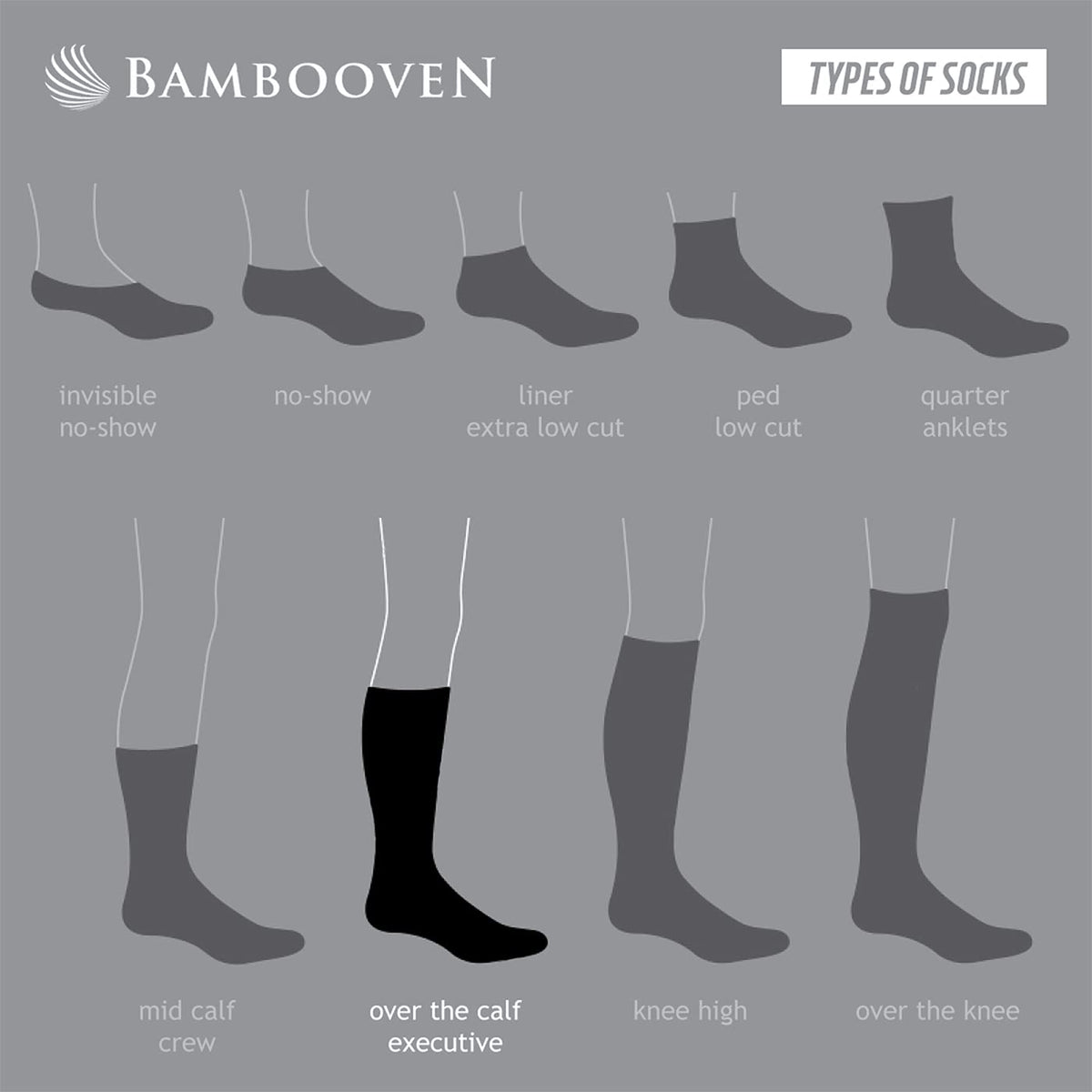 Menβs Bamboo Diabetic Socks 2-Pack - Ultra Thin