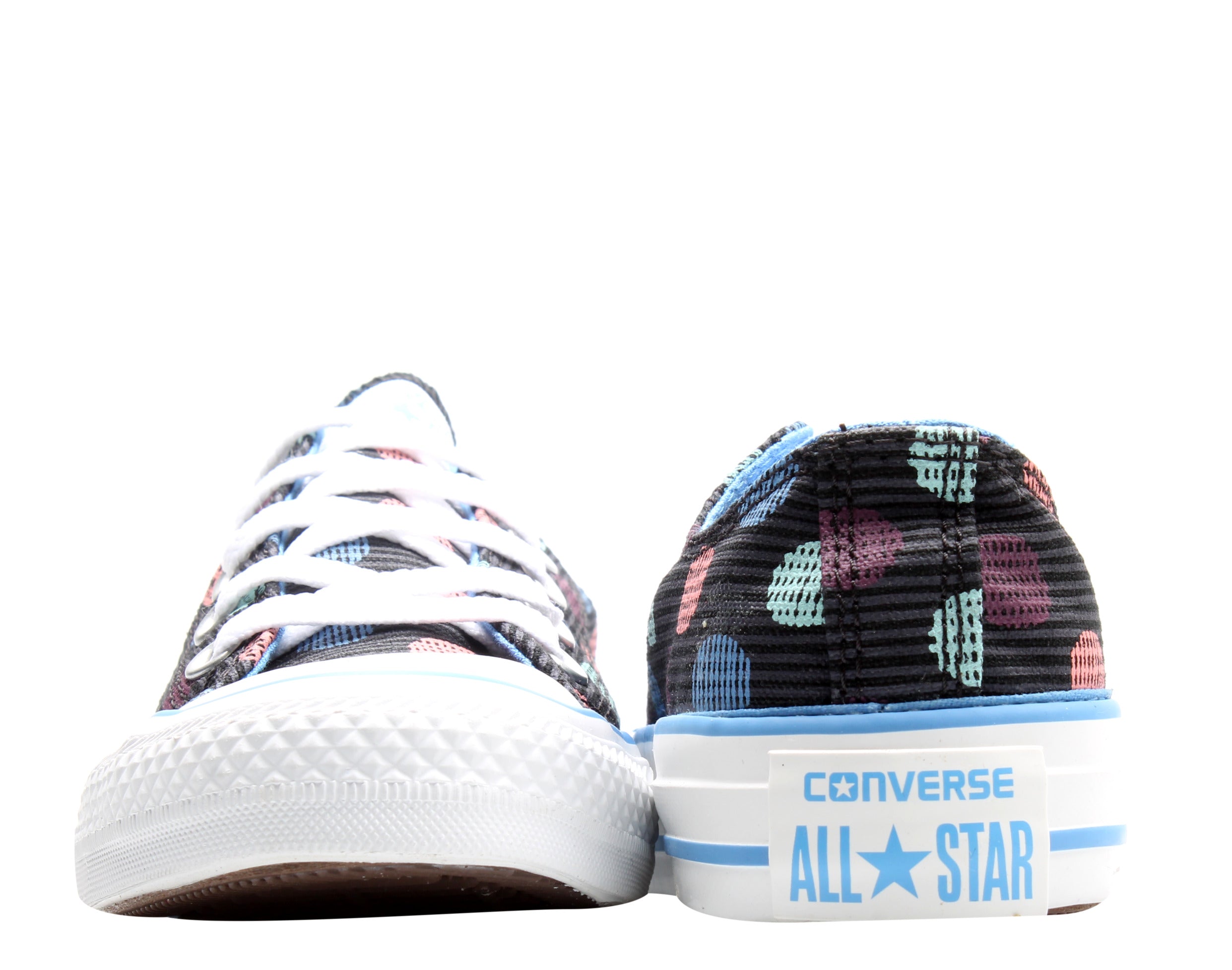 Converse Chuck Taylor All Star Ox Polka Dots Sneakers — Graphite Low-Top