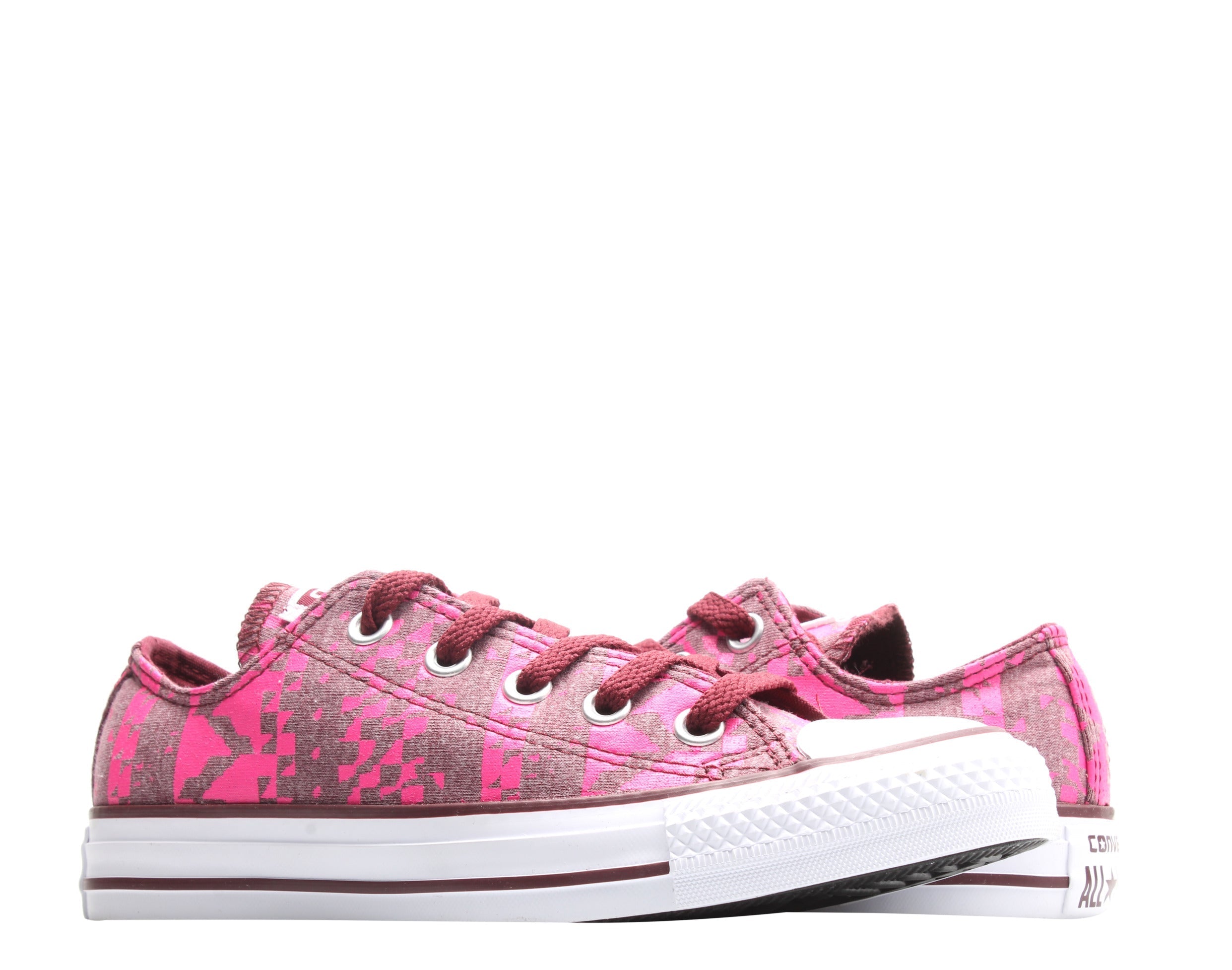 Converse Chuck Taylor All Star Ox Print Bordeau Women's Sneakers — Pink