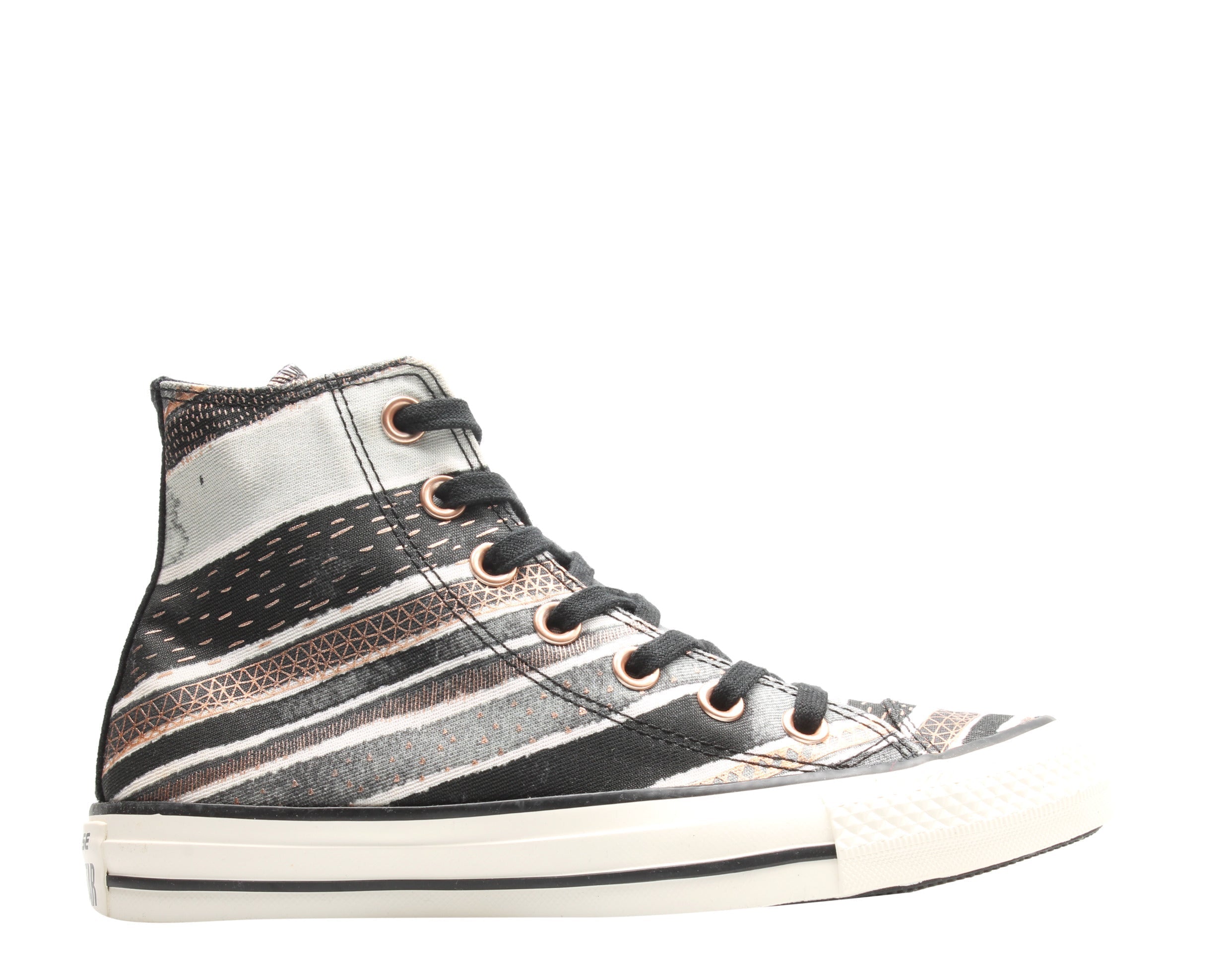Converse Chuck Taylor All Star Hi Stripe Dolphin Women's Sneakers — Black