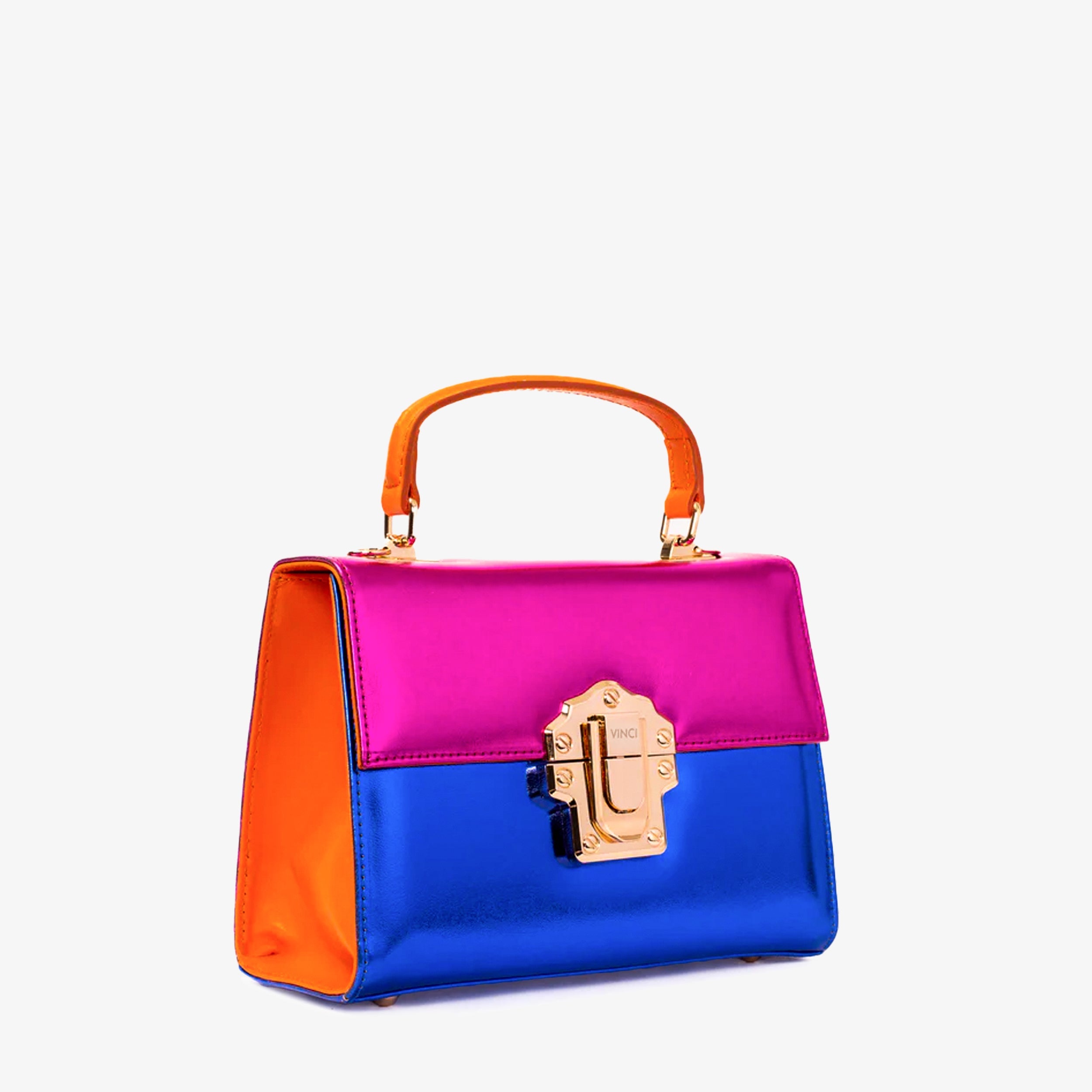 The Duffryn Fuchsia Leather Handbag