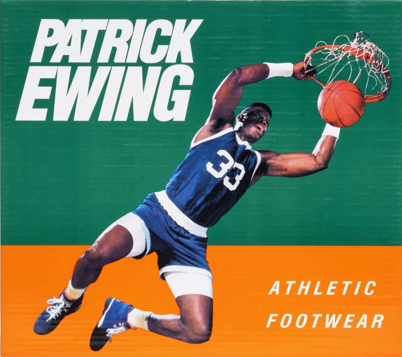 Patrick Ewing 33 HI St. Patricks Day - 1BM02601-322 – Detail Close-Up