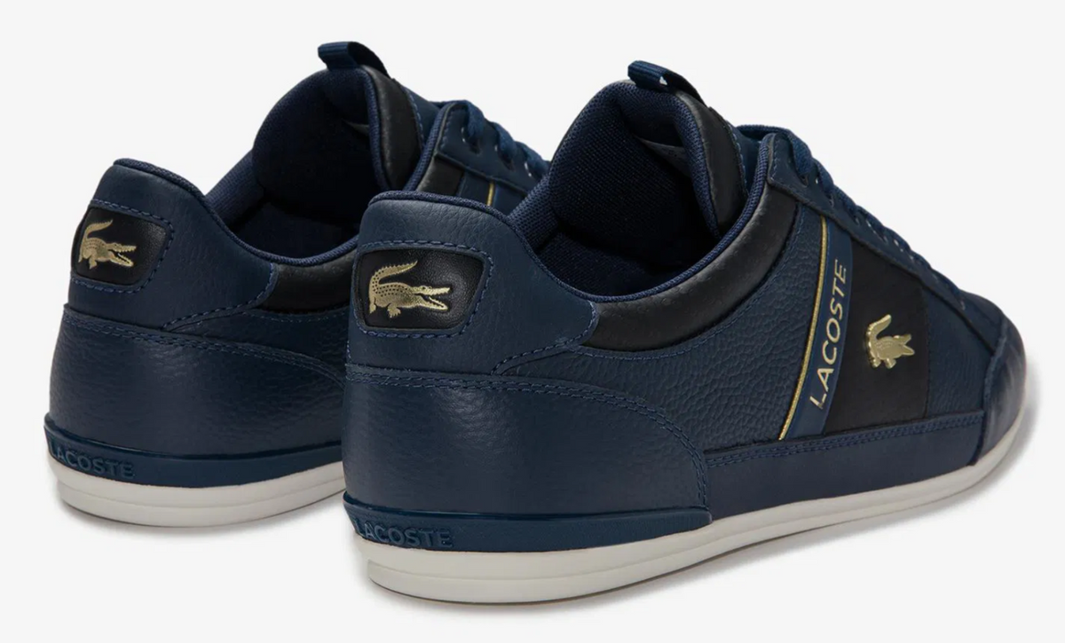 Lacoste Chaymon 0120 1 Cma Leather - 740CMA0043-NB0 - Navy / Black (Men's) — product view 4