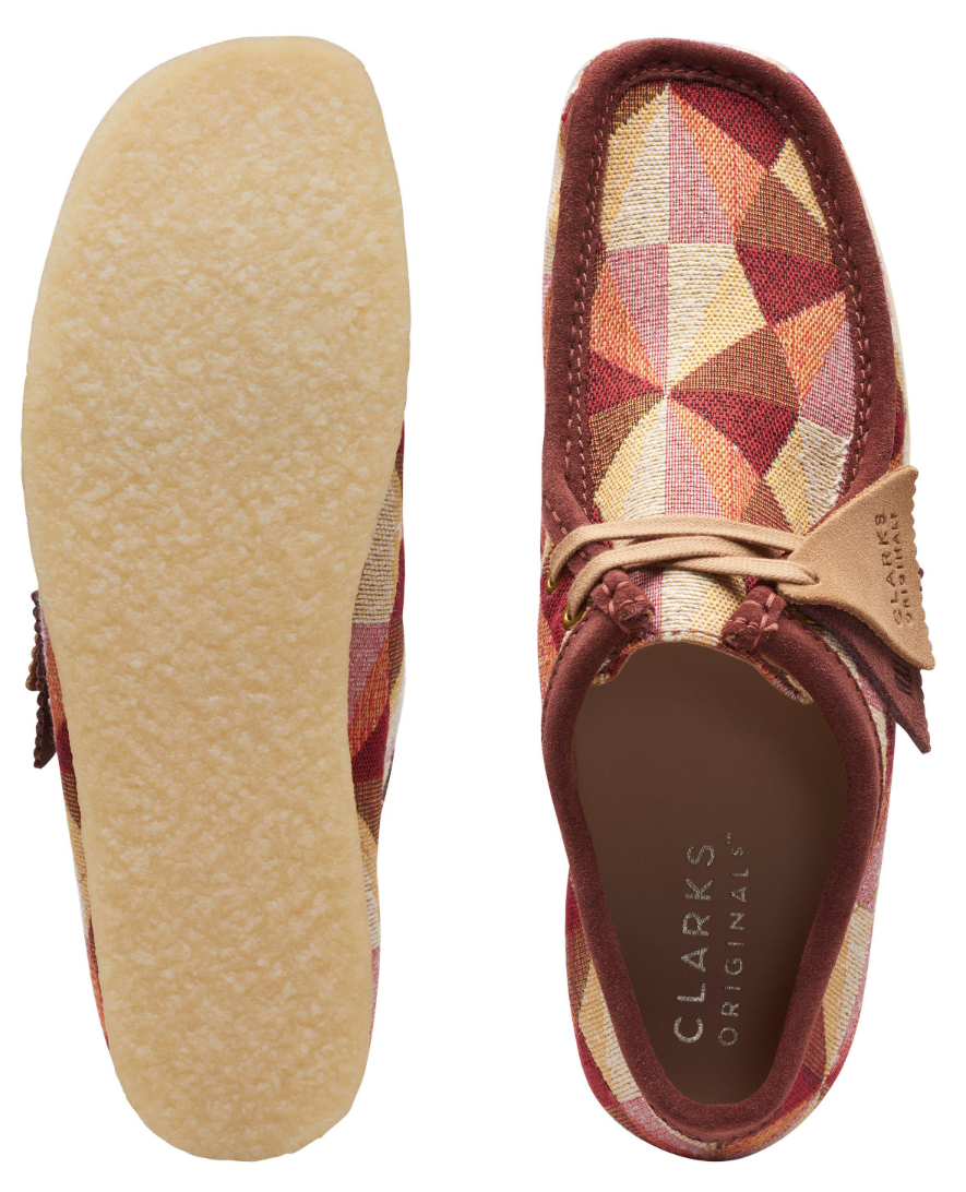 Clarks Originals Wallabee Men's Yellow Multi Textile 26172248 — product view 5