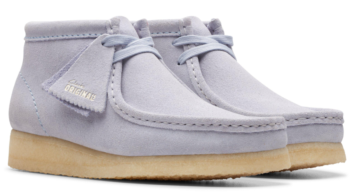 Clarks Originals Wallabee Boot Women's Cloud Grey Suede 26176563 - additional view 4