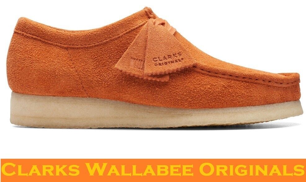 Clarks Originals Wallabee Men's Burnt Orange Suede 26173637 — product view 1