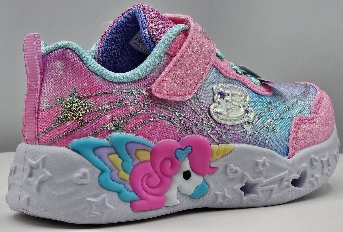 Skechers Light Ups - Lil Stellar - 302697/PKTQ (Toddlers) — product view 2