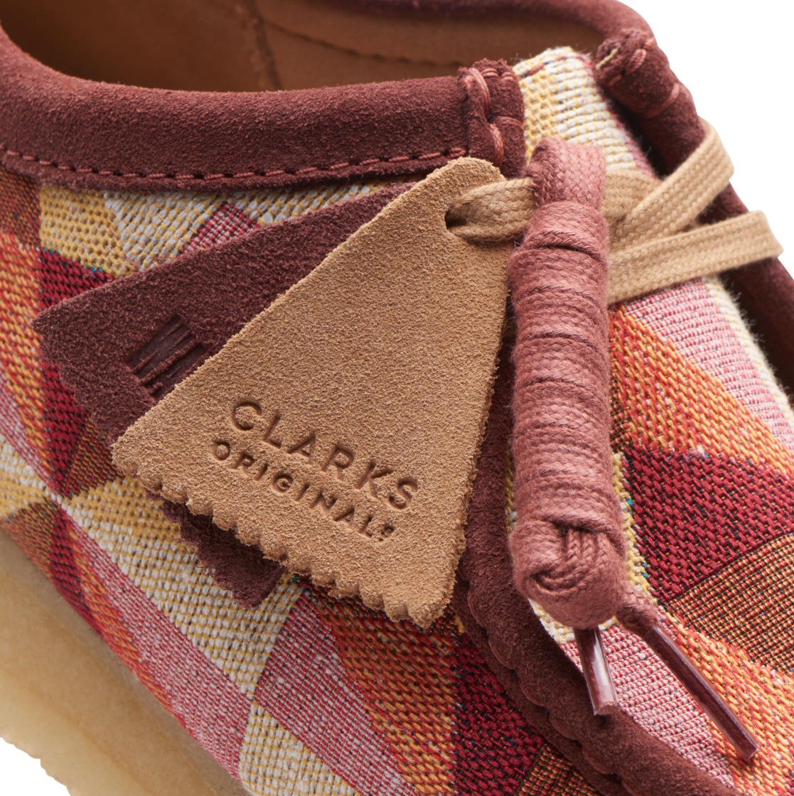 Clarks Originals Wallabee Men's Yellow Multi Textile 26172248 — rear view