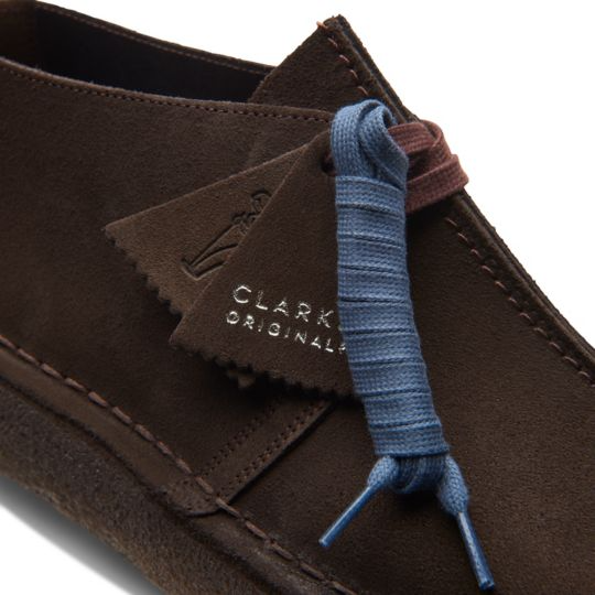 Clarks Originals Desert Trek Men's Dark Brown Suede 26155488