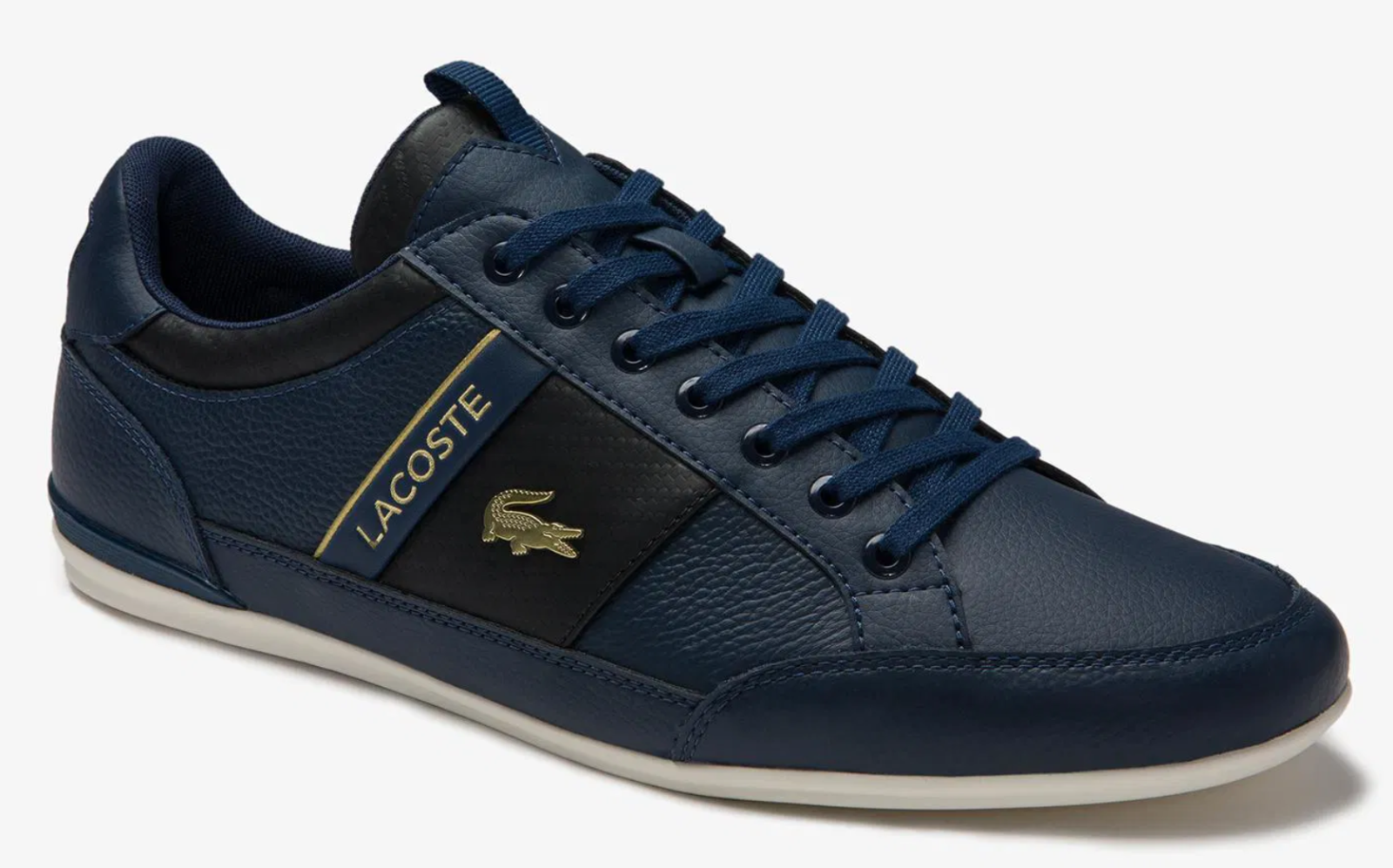 Lacoste Chaymon 0120 1 Cma Leather - 740CMA0043-NB0 - Navy / Black (Men's) β product view 3