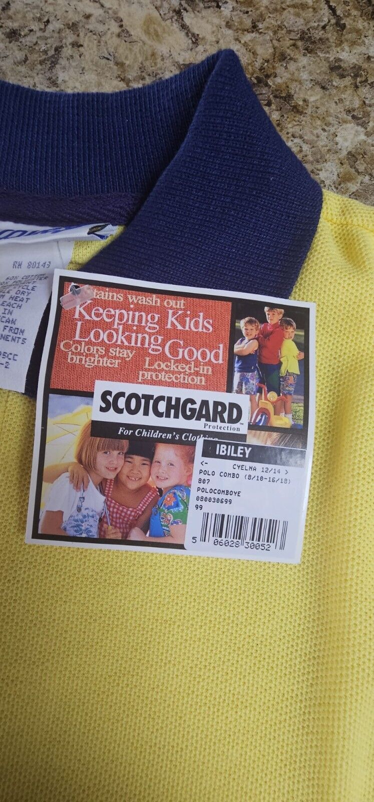 School Uniform Lbiley - 1295CC - Yellow Navy - Kids — product view 6