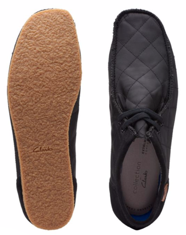 Clarks Shacre II Step Men's Black Textile 26162714 — rear view