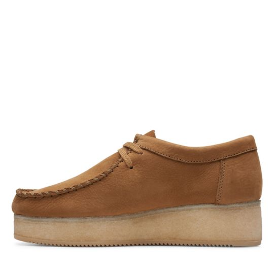 Clarks Originals Wallacraft Lo Women's Oak Nubuck 26148635 — sole view