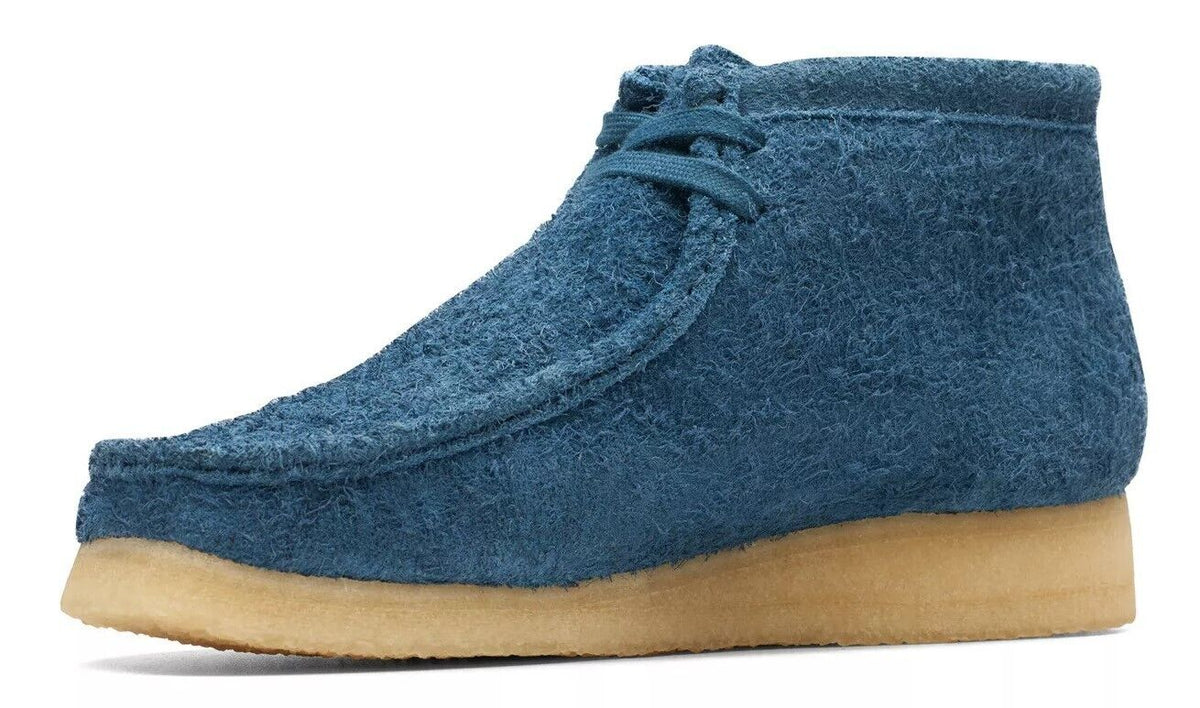 Clarks Originals Wallabee Boot Men's Deep Blue Suede 26174050 - additional view 4