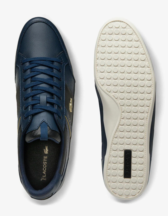Lacoste Chaymon 0120 1 Cma Leather - 740CMA0043-NB0 - Navy / Black (Men's) — product view 6