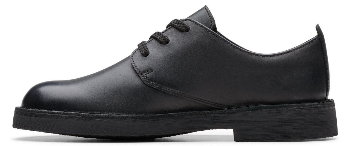 Clarks Originals Desert London Kids' Unisex Black Leather 26177675 β product view 4