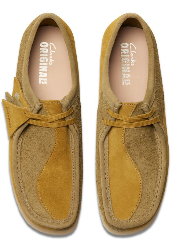 Clarks Originals Wallabee Men's Olive Combi Suede 26175842 — product view 3