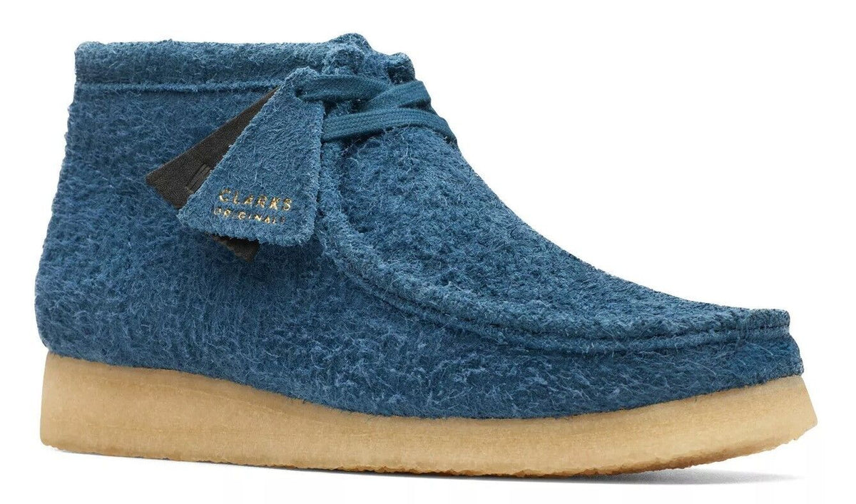 Clarks Originals Wallabee Boot Men's Deep Blue Suede 26174050 - additional view 2