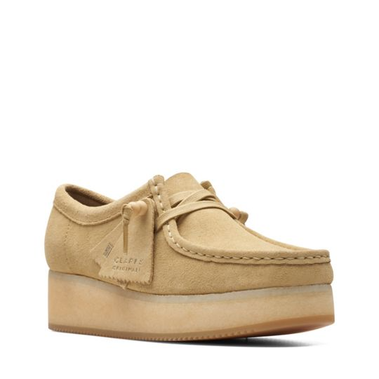Clarks Originals Wallacraft Bee Maple WOMEN S Women's Suede 26173498 — rear view