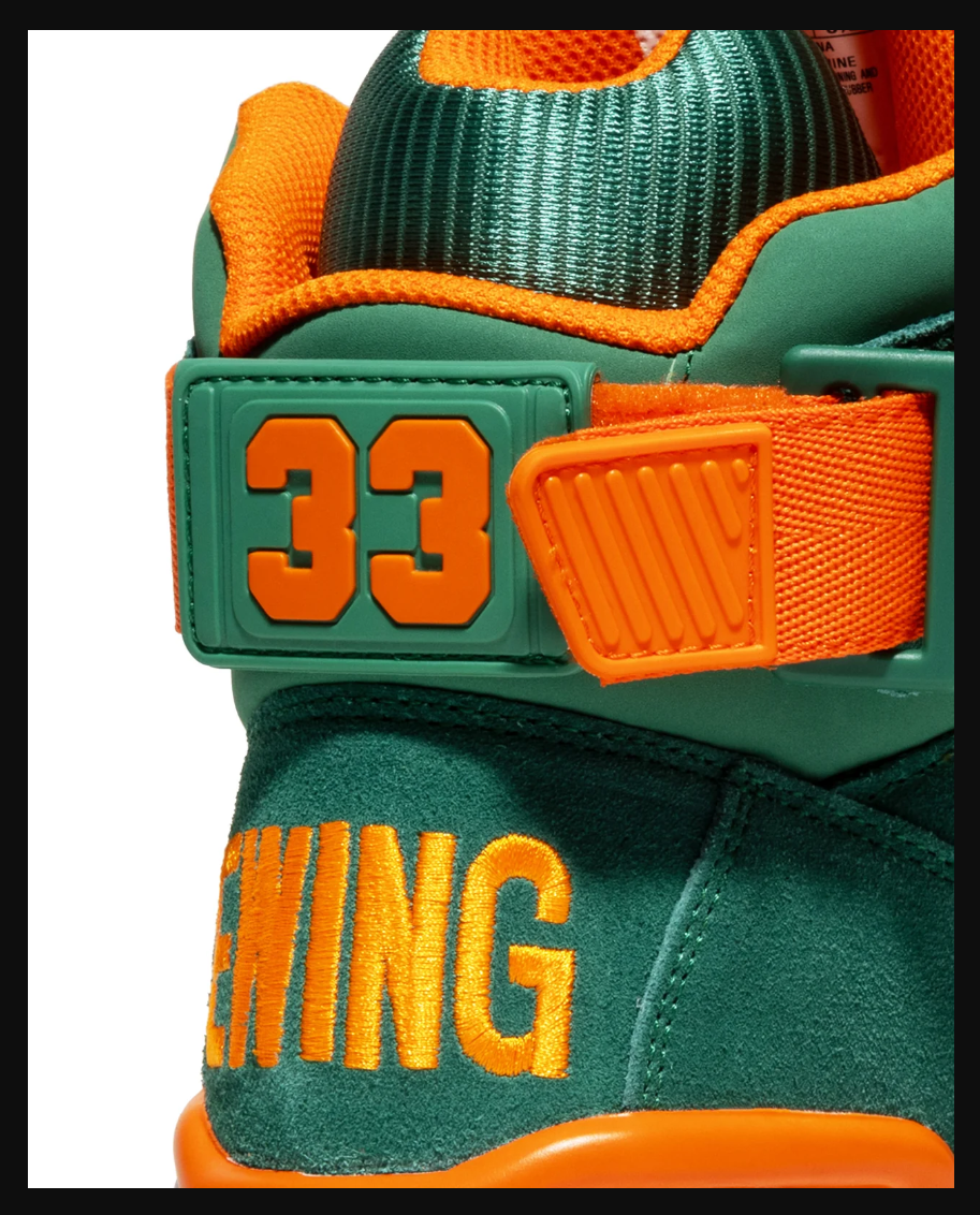 Patrick Ewing 33 HI St. Patricks Day - 1BM02601-322 – Three-Quarter View