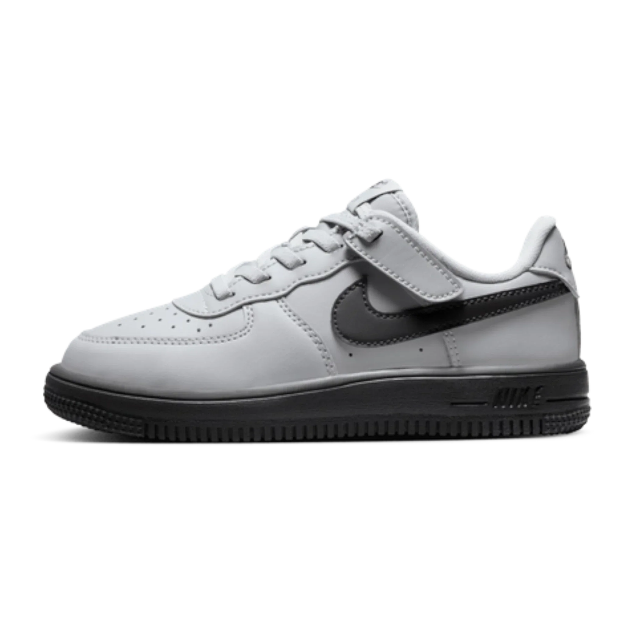 Nike Force 1 Low EasyOn Little Kids' (PS) Sneakers — Wolf Grey Low-Top