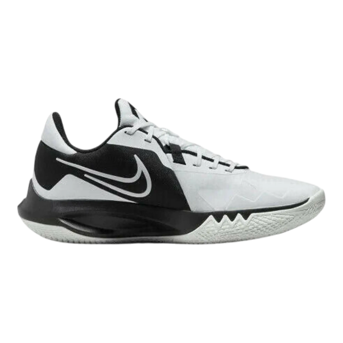 Nike Precision 6 Men Sneakers Black White Low-Top Basketball Shoes – product view 1