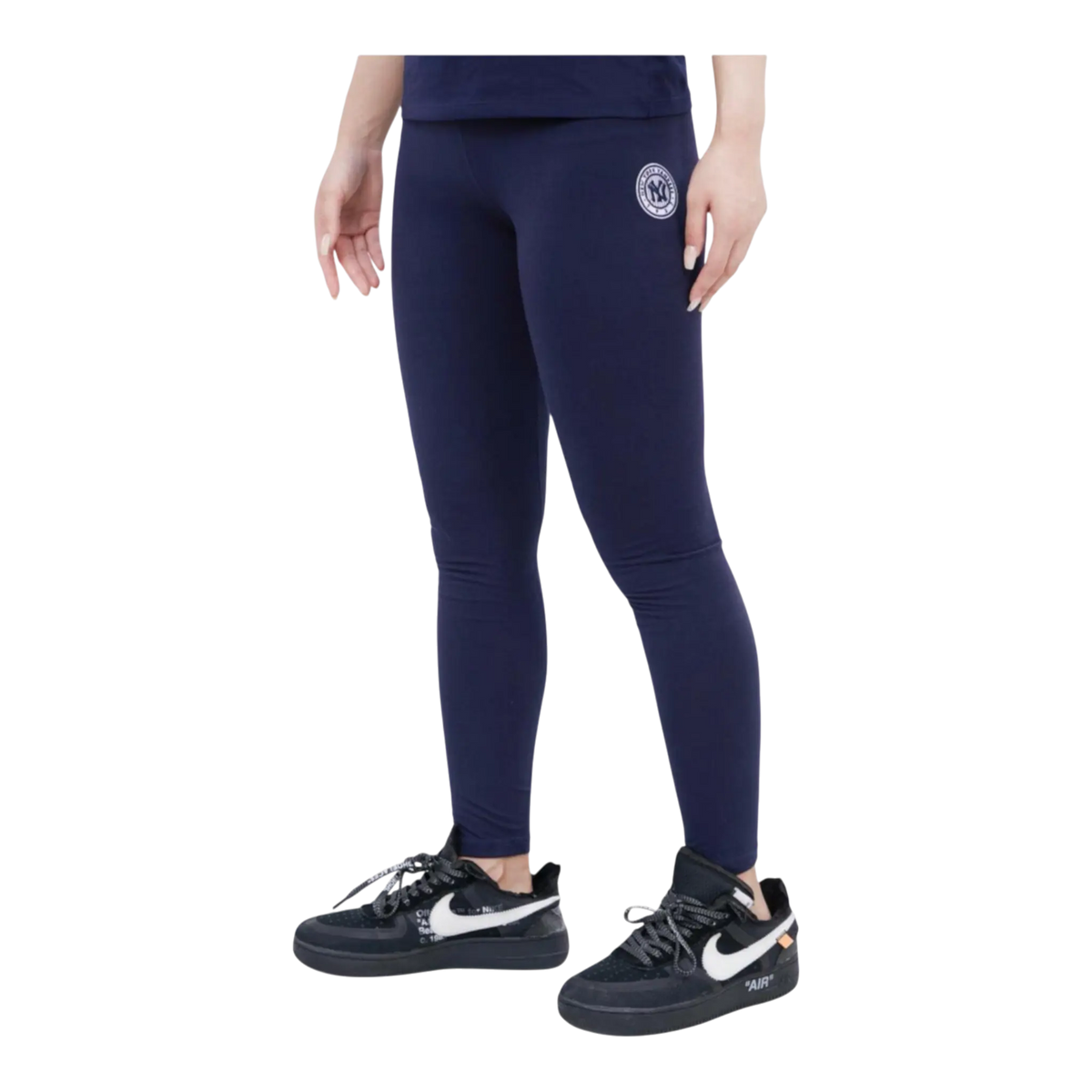 Pro Standard New York Yankees Retro Classic Women's Leggings — Midnight Navy – product view 1