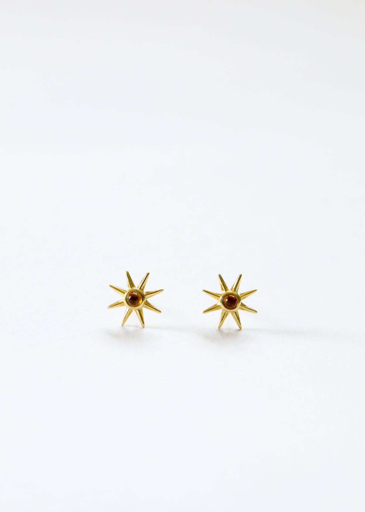 18K Gold Vermeil + Baltic Sea Amber || Sunshine EarringsΒ
