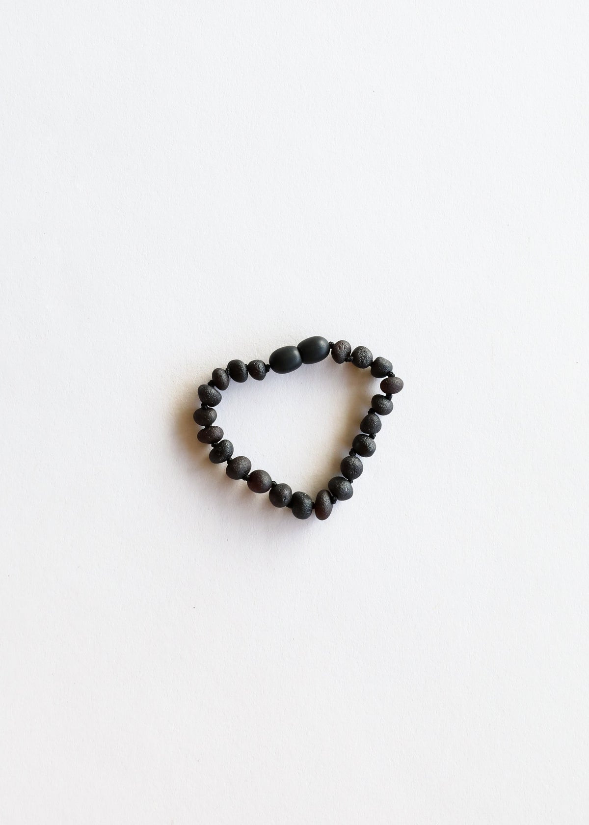 Raw Black Baltic Sea Amber || Bracelet Set