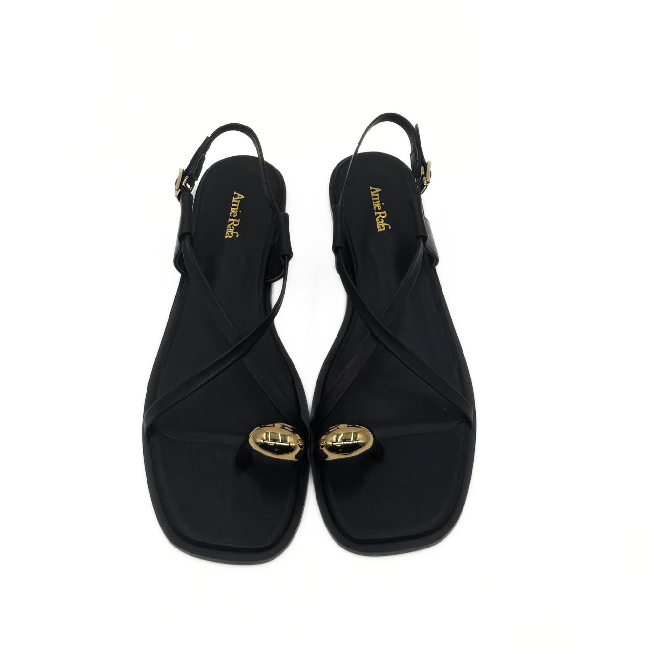 Laney Strappy Gold Toe Sandals