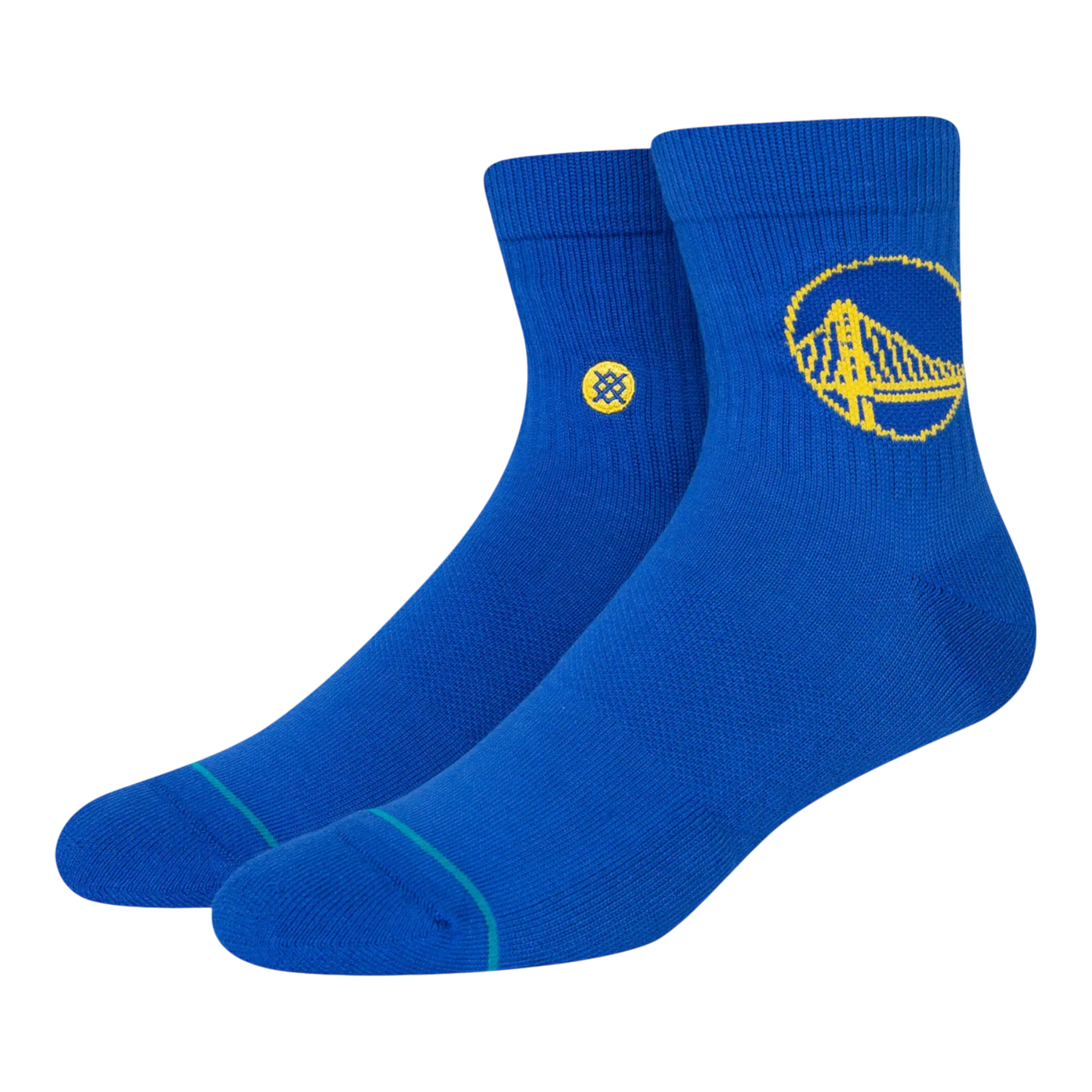 Stance Golden State Warriors Quarter Men Ankle Socks Royal Blue