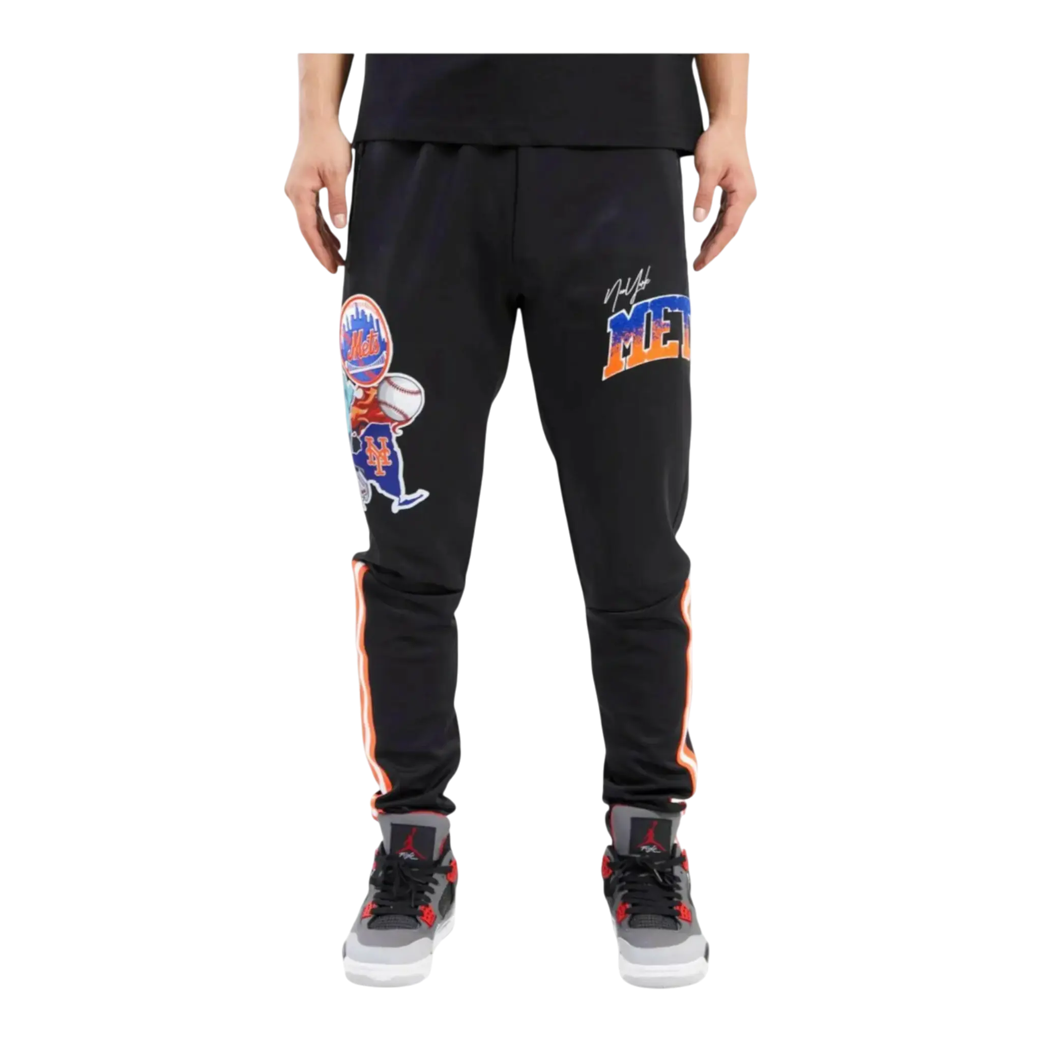 Pro Standard New York Mets Home Town Men's Track Pants — Black